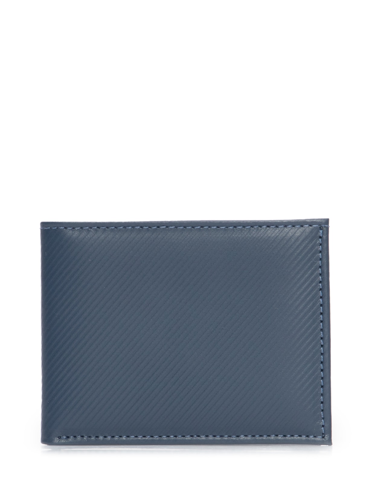Carteira Masculina De Couro - Azul