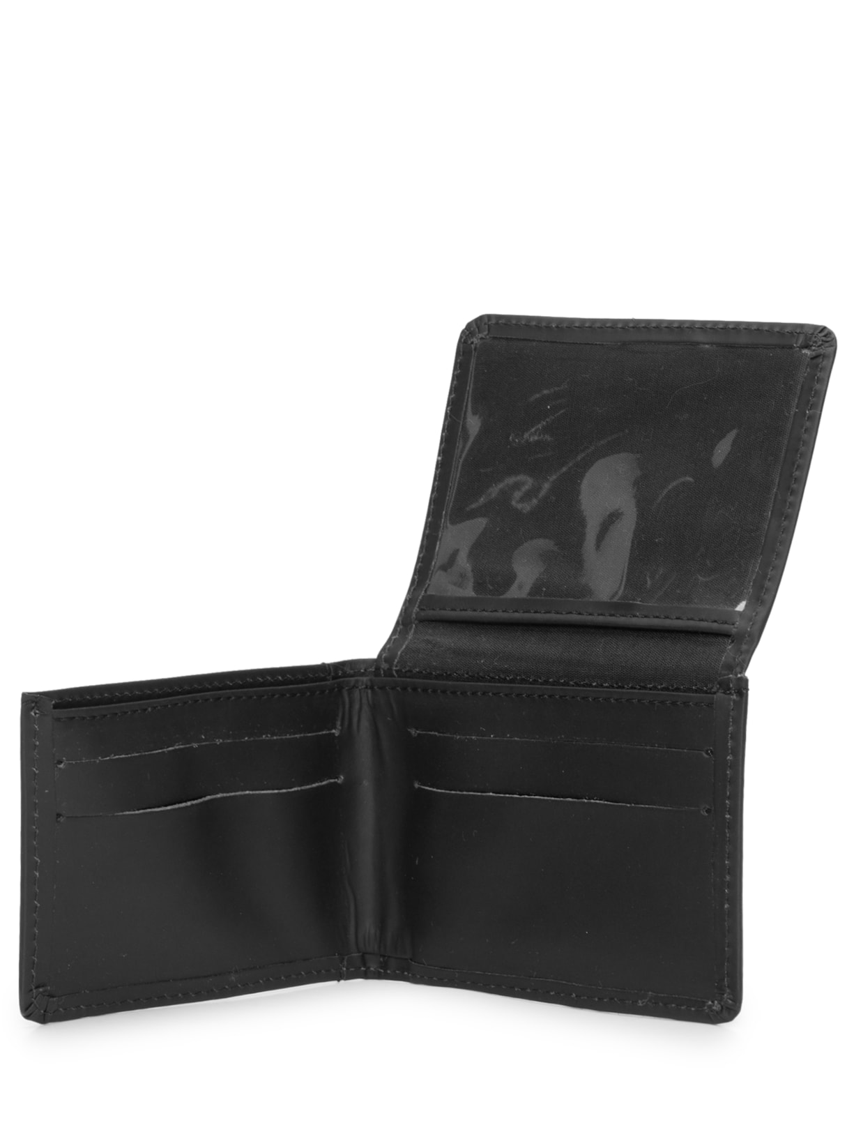 Carteira Masculina De Couro Preto '2 Essential