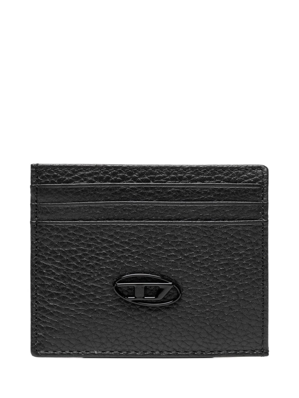Carteira Masculina Diesel Card Case In Grained Leather Preto Diesel