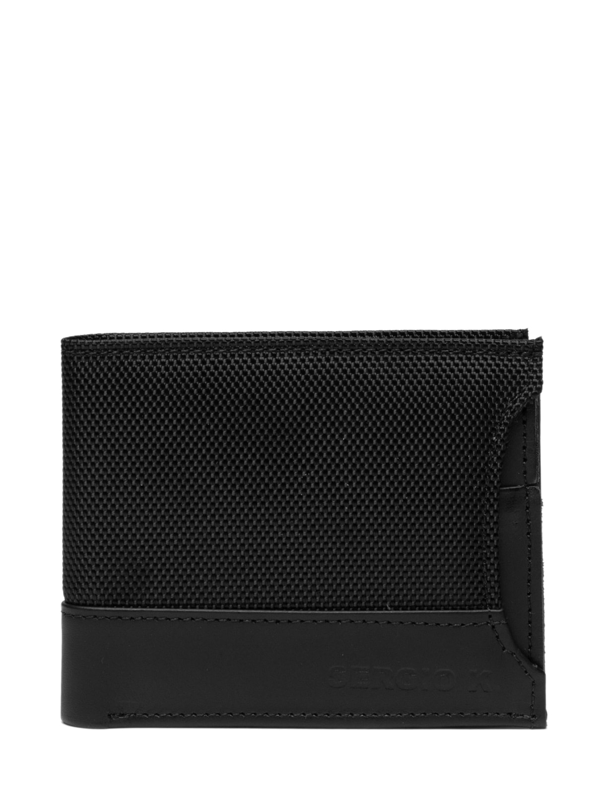 Carteira Masculina Dupla De Nylon - Preto