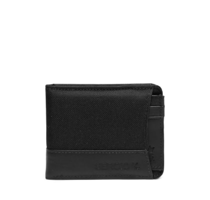 Carteira Masculina Dupla De Nylon - Preto
