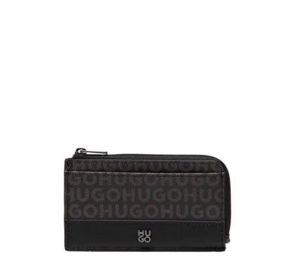 Carteira Masculina Leather Quantic_Zip_Ccase M 102 – Preto