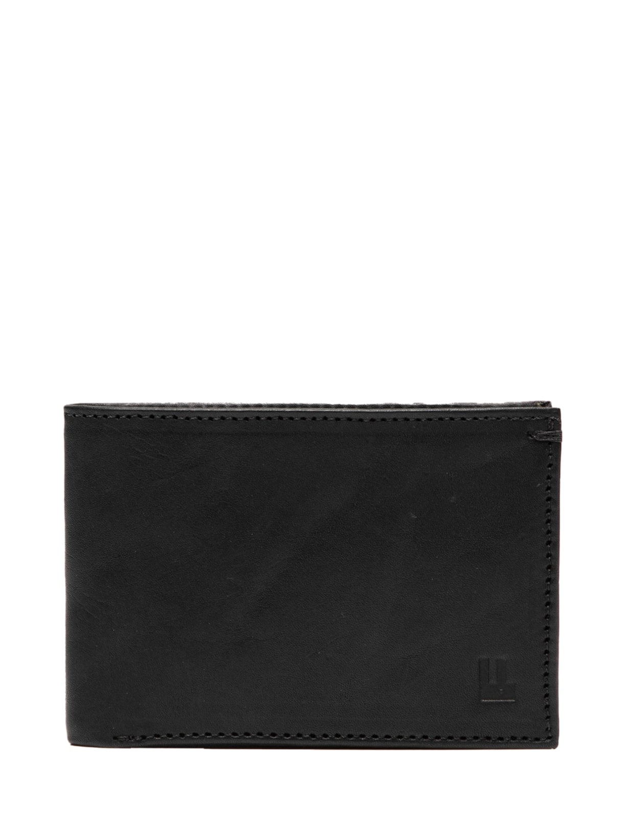 Carteira Masculina Pesponto Rdif Block - Preto