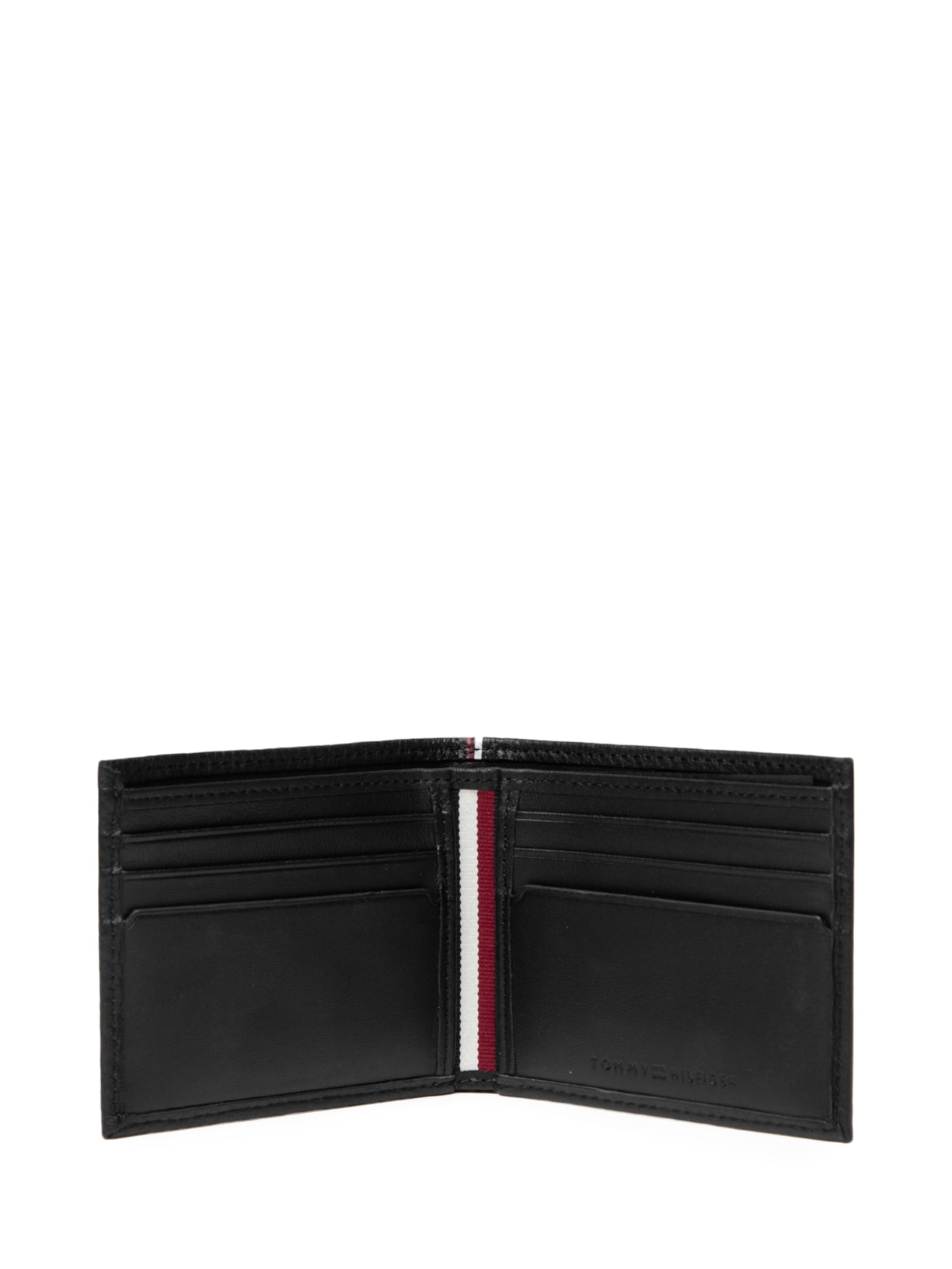Carteira Masculina Prem Leather Mini Preto Tommy Hilfiger