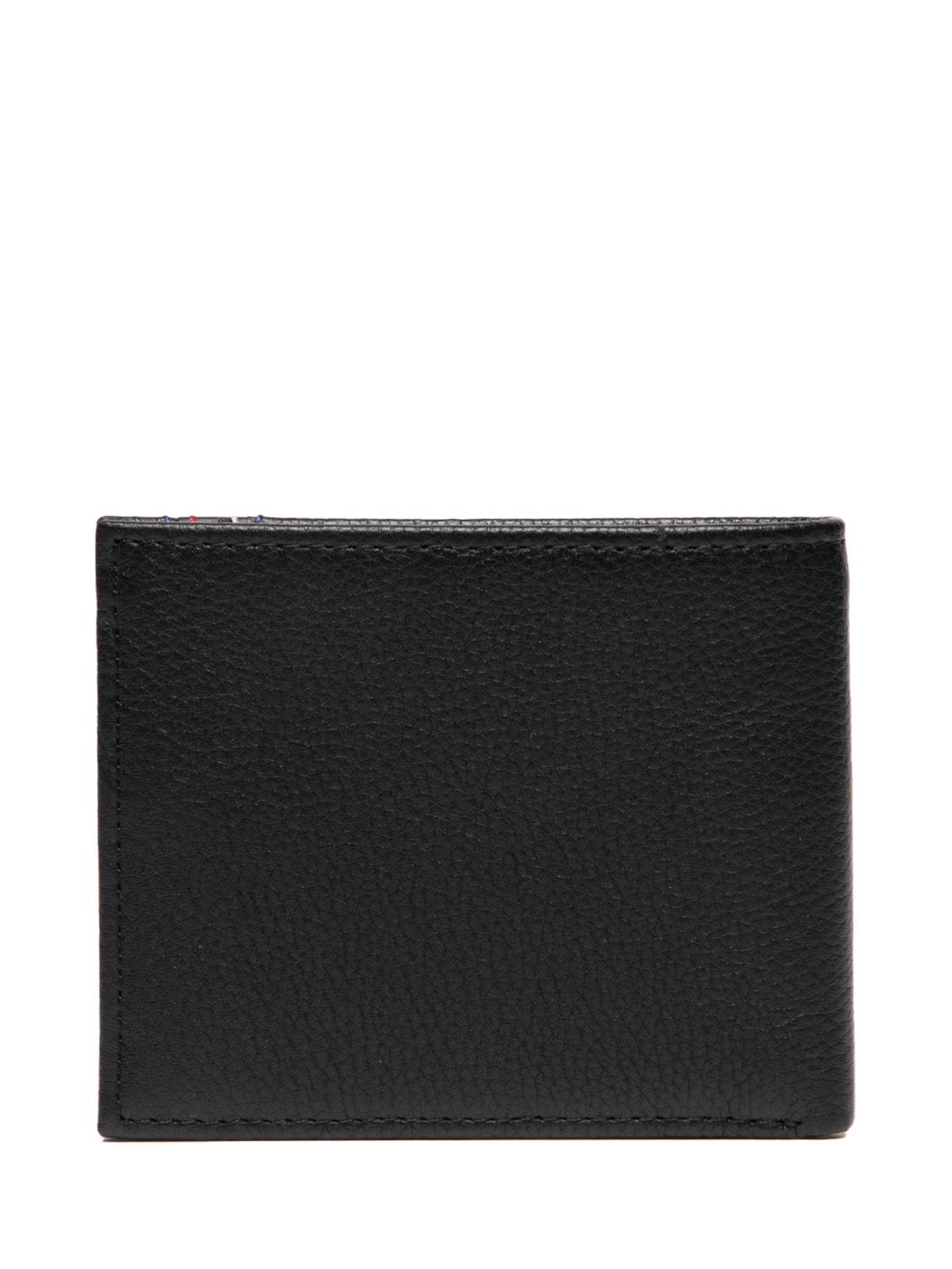 Carteira Masculina TH Central Mini Em Couro Preto Tommy Hilfiger