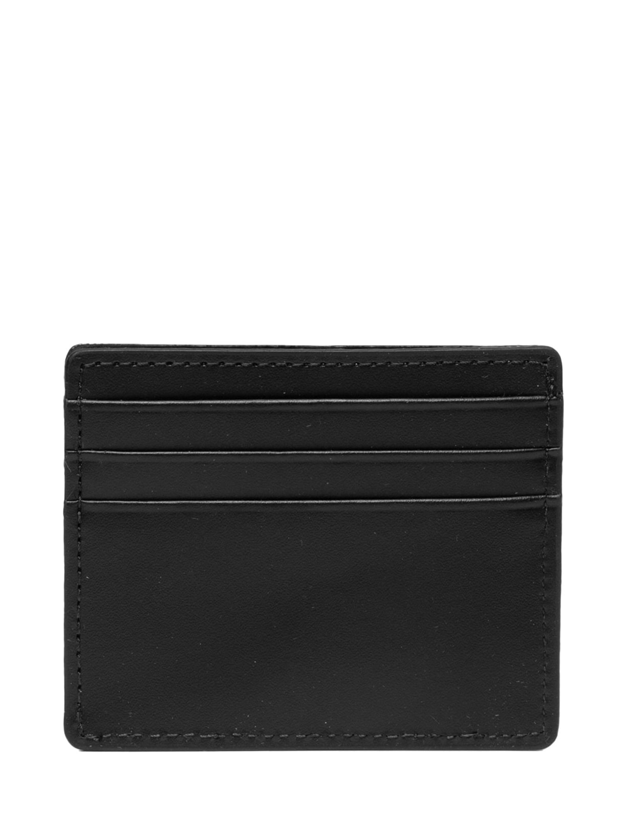 Carteira Porta Cartão Masculina em Couro  Preto '2 Essential