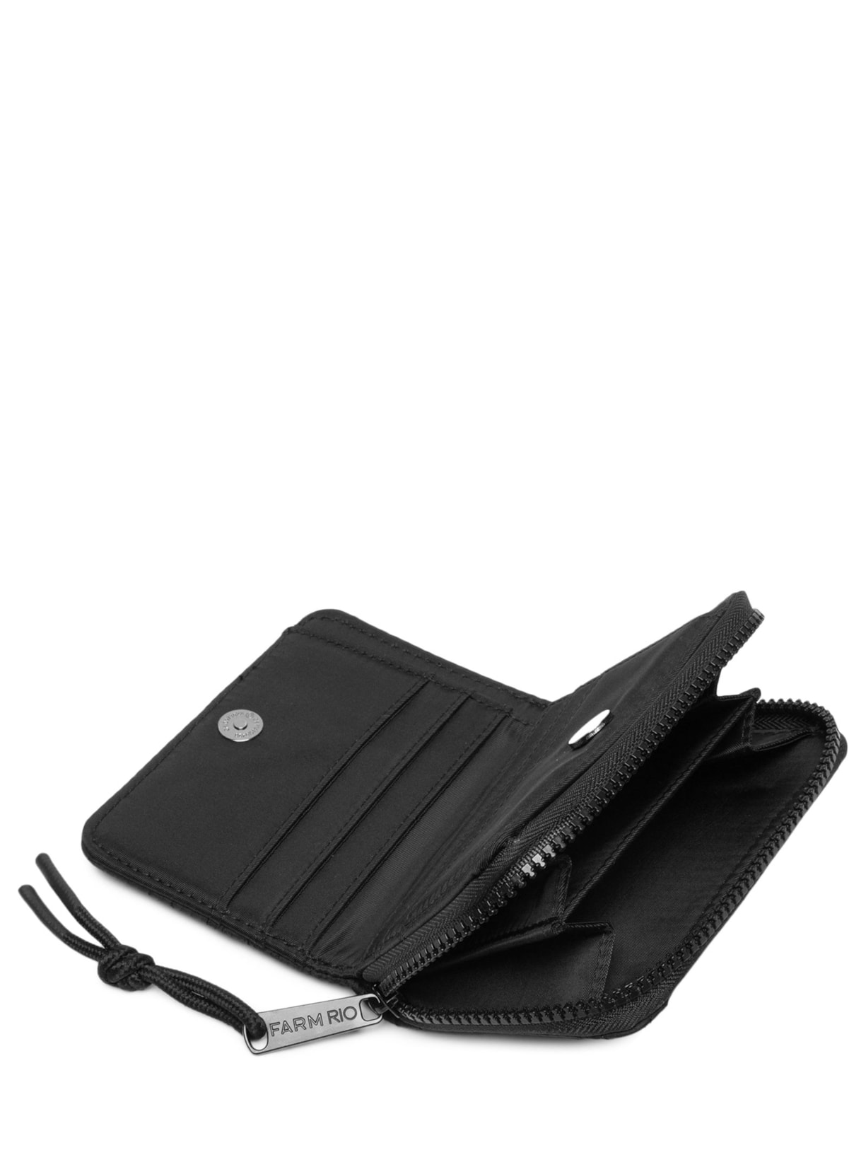 Carteira Ziriguidum Puffer Preto Farm Etc