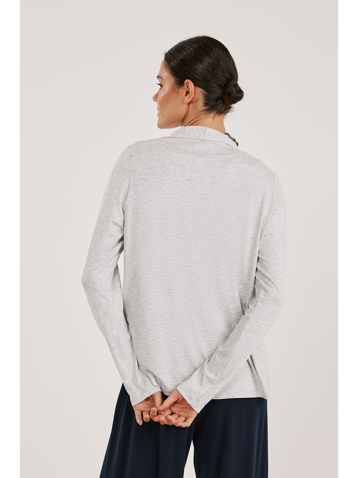 Casaco Cardigan Mescla Beth Yogini
