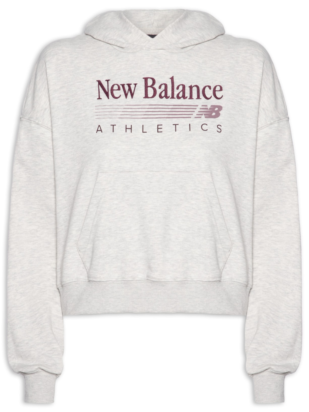 Casaco Com Capuz Feminino Trackside CInza New Balance