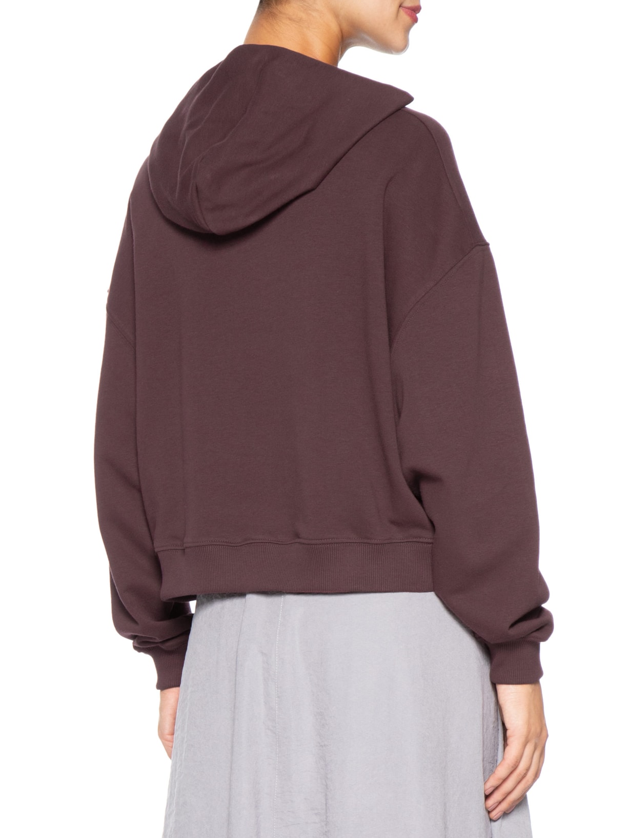 Casaco com Capuz Feminino Trackside Marrom New Balance