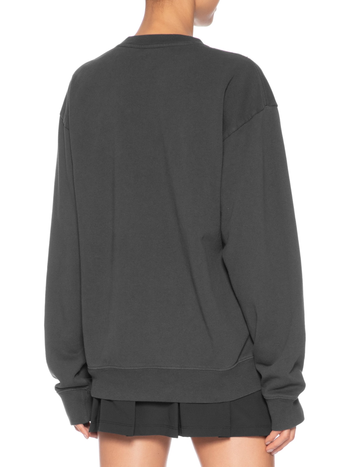 Casaco De Moletom Feminino Stallion Crewneck Preto Sporty & Rich