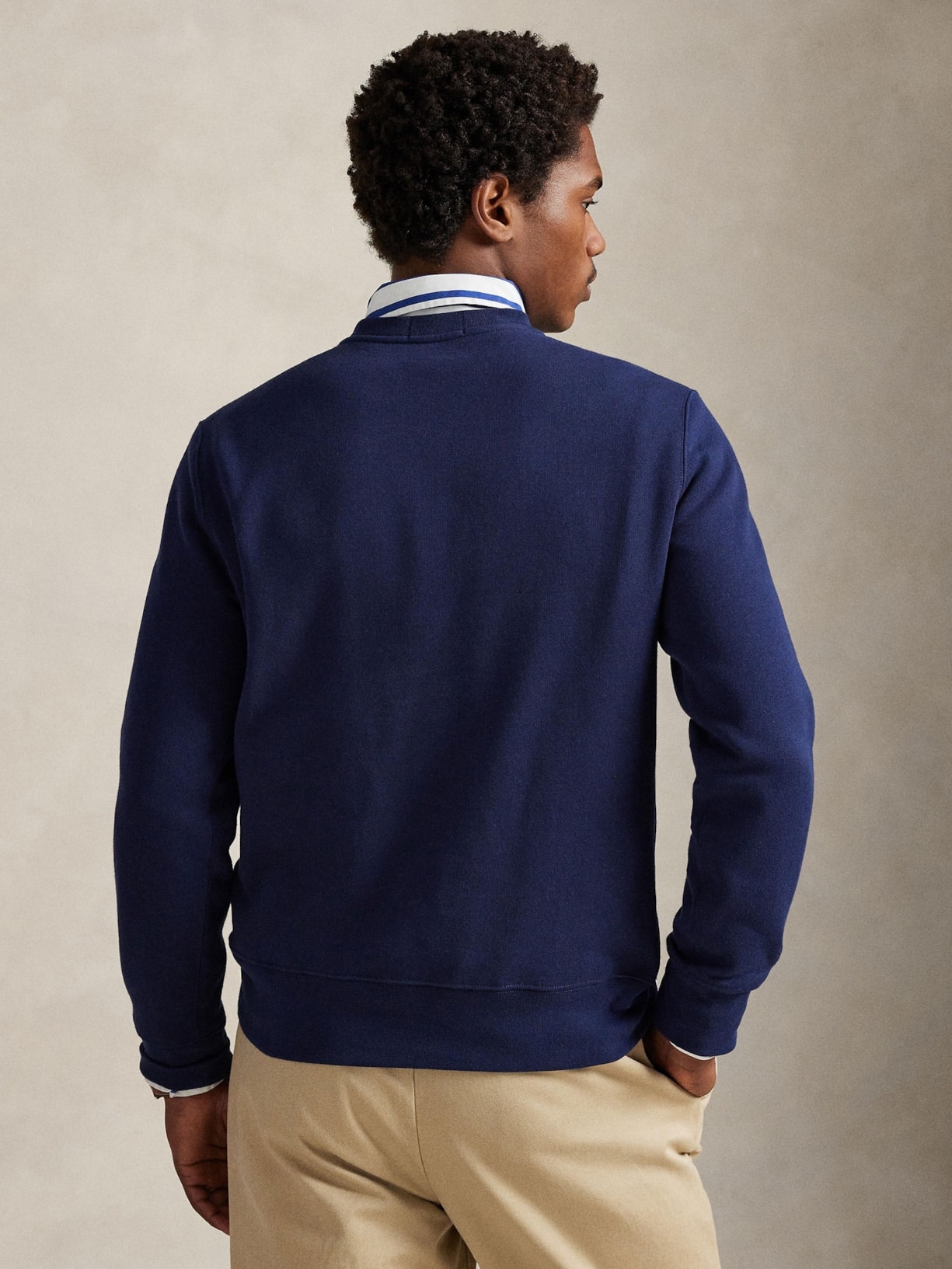 Casaco De Moletom Masculino Bear Seasonal Azul Polo Ralph Lauren