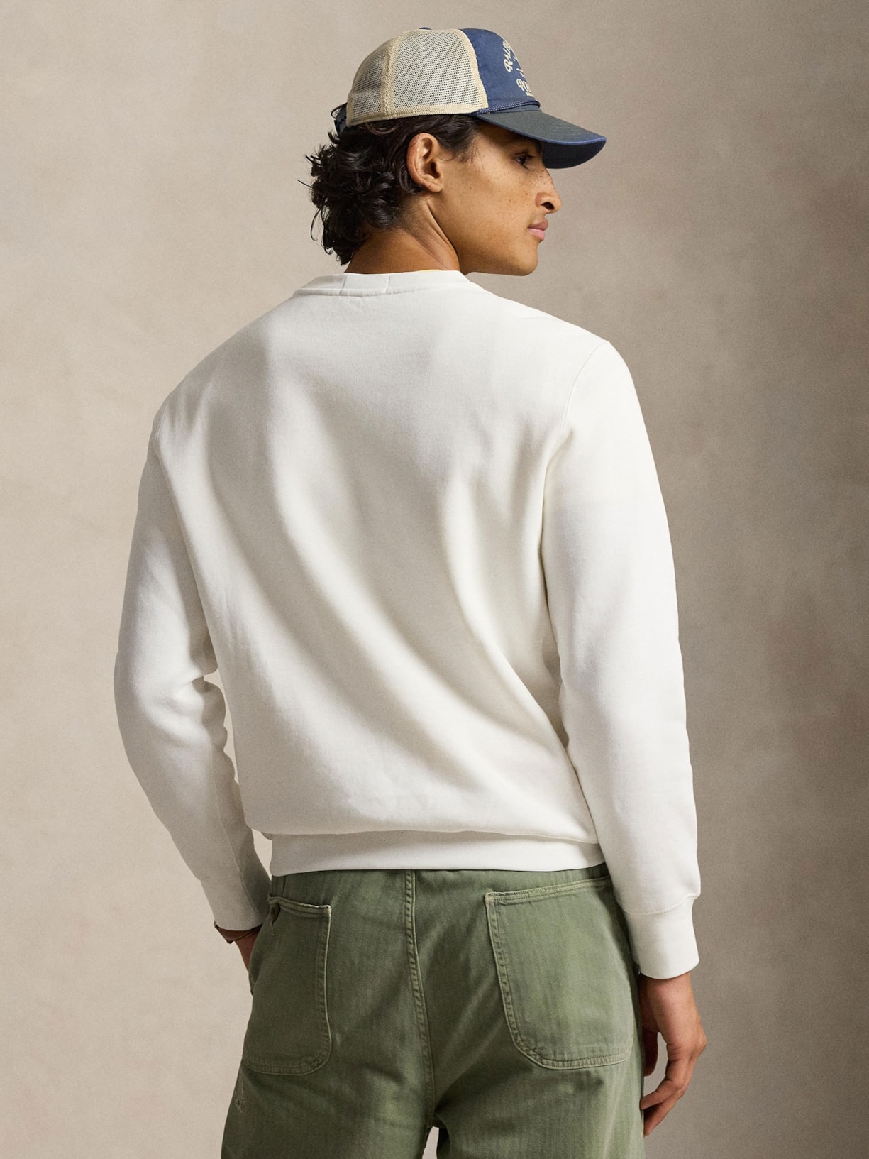 Casaco De Moletom Masculino Bear Seasonal Branco Polo Ralph Lauren