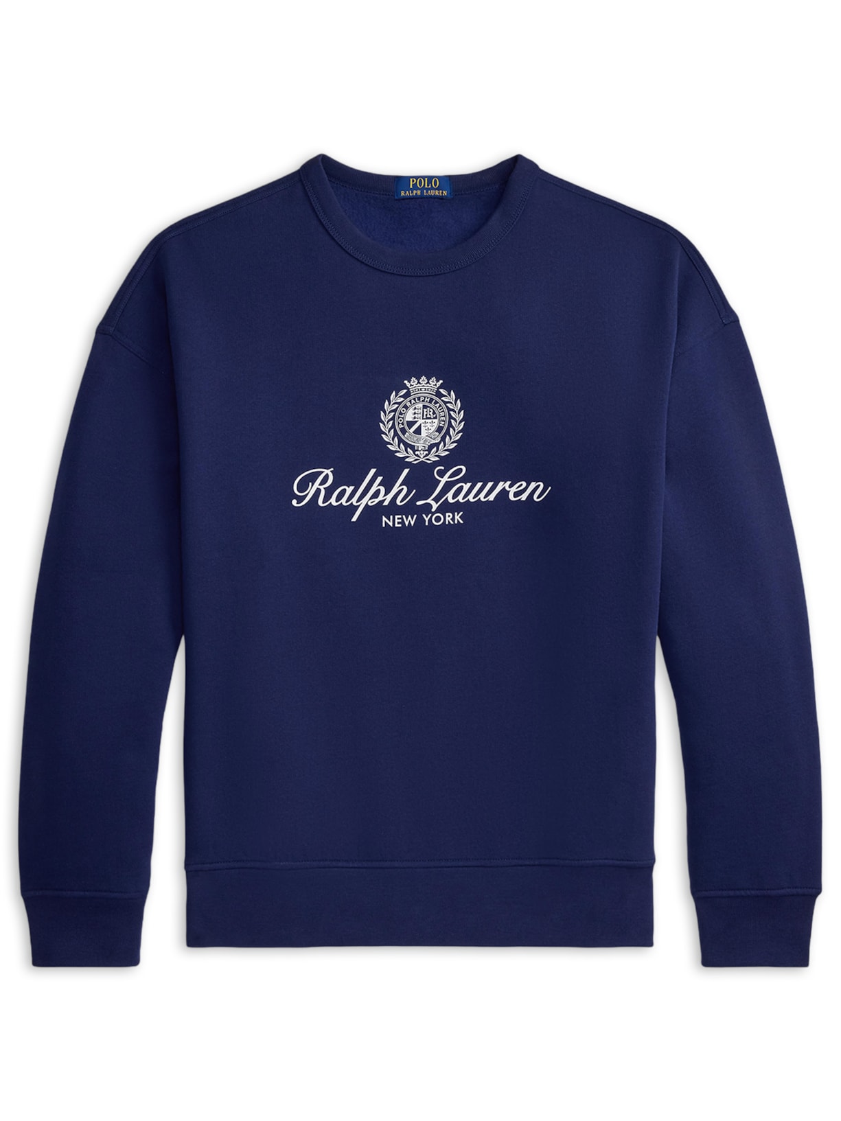 Casaco De Moletom Masculino Bordado Preppy Azul Polo Ralph Lauren