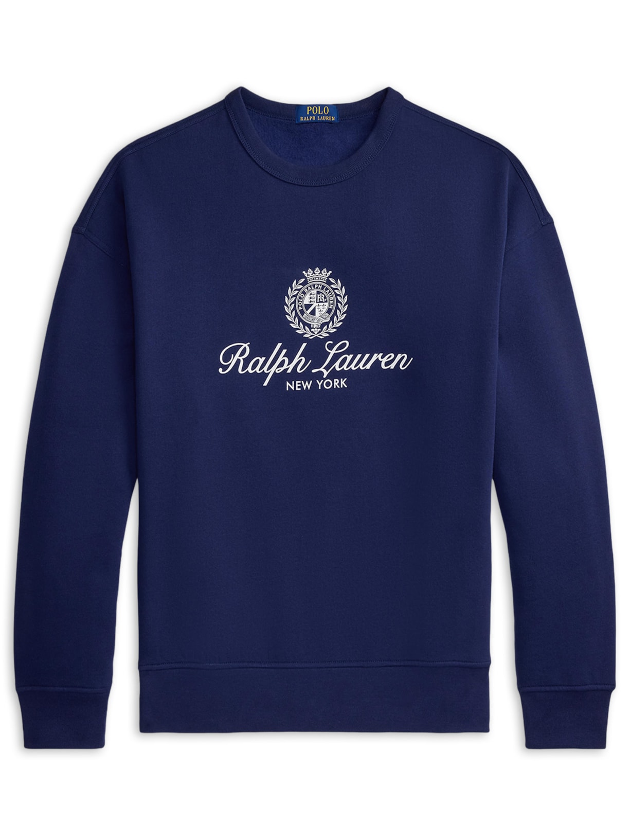 Casaco De Moletom Masculino Bordado Preppy - Azul