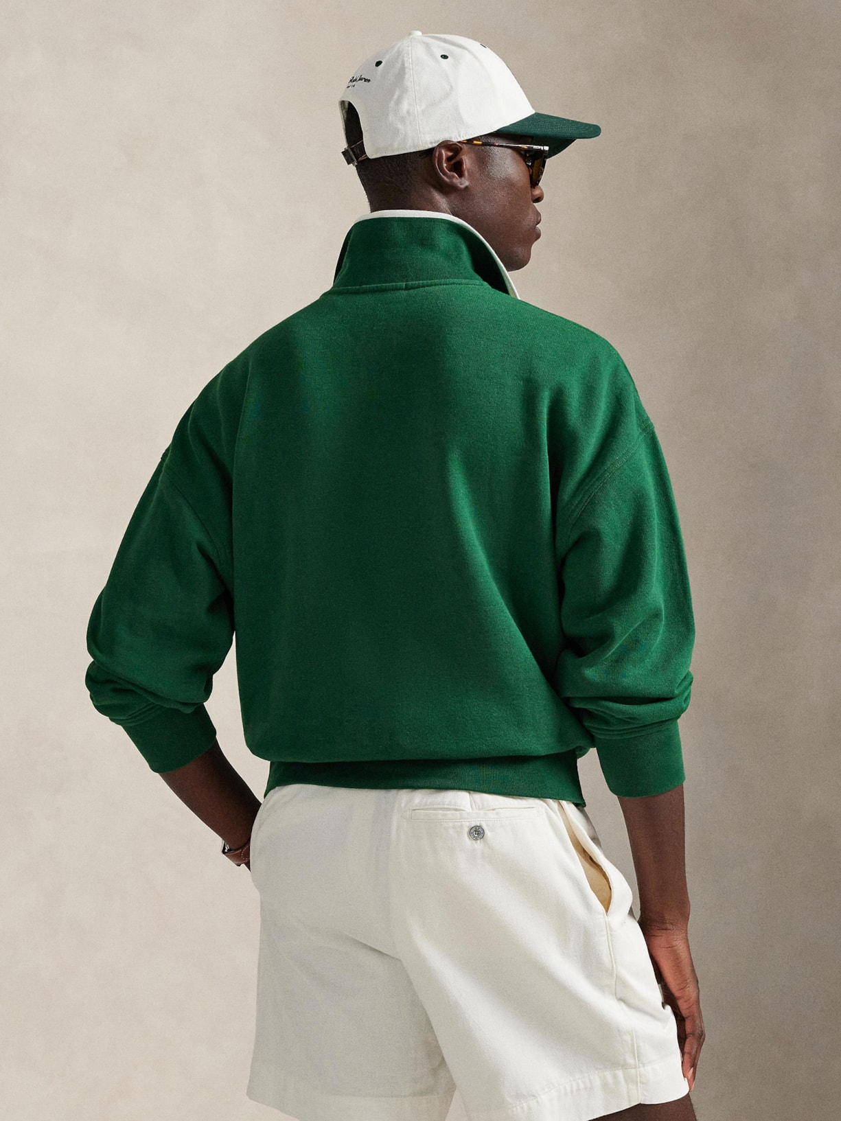 Casaco De Moletom Masculino Bordado Preppy Verde Polo Ralph Lauren
