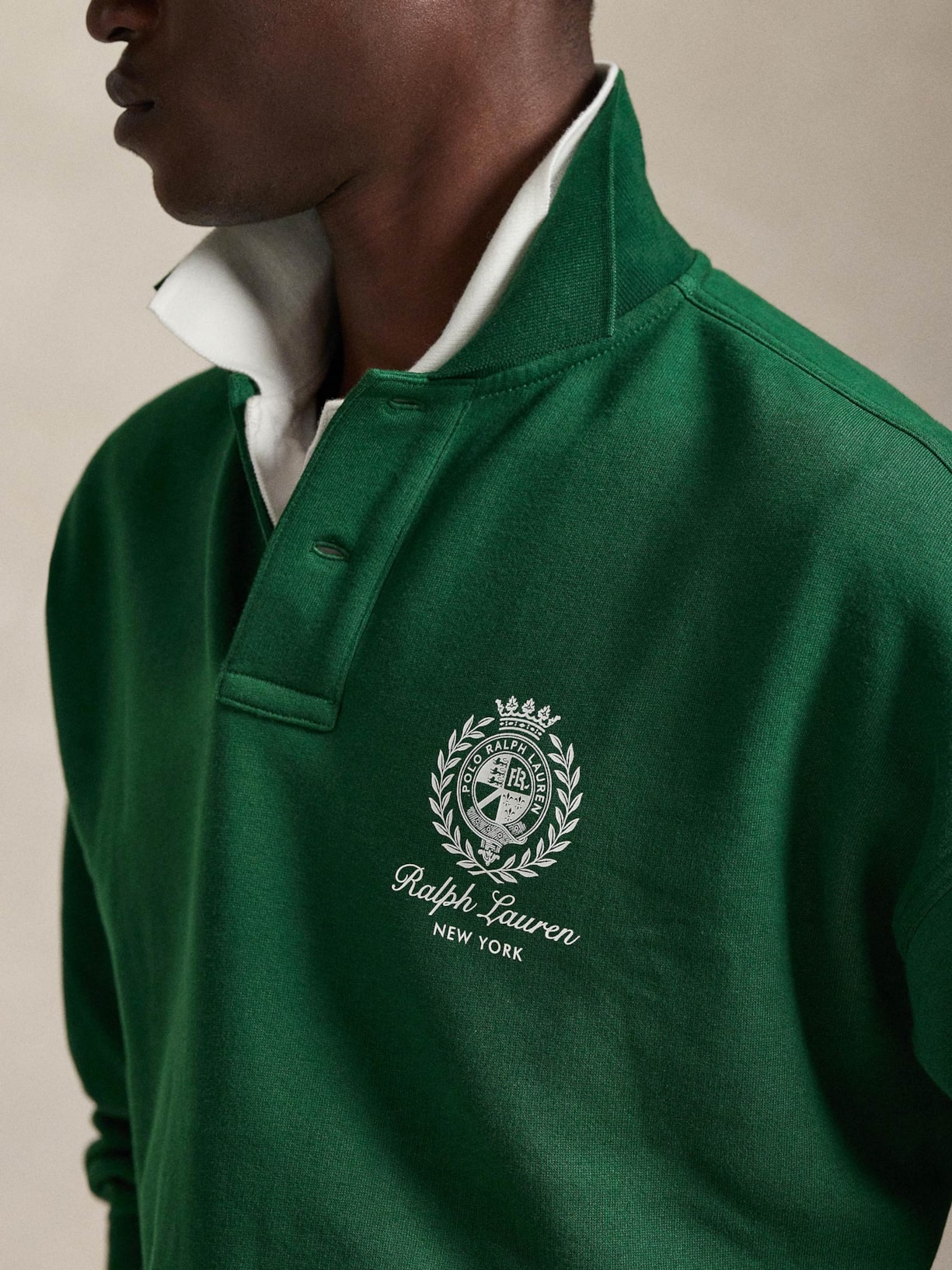 Casaco De Moletom Masculino Bordado Preppy Verde Polo Ralph Lauren