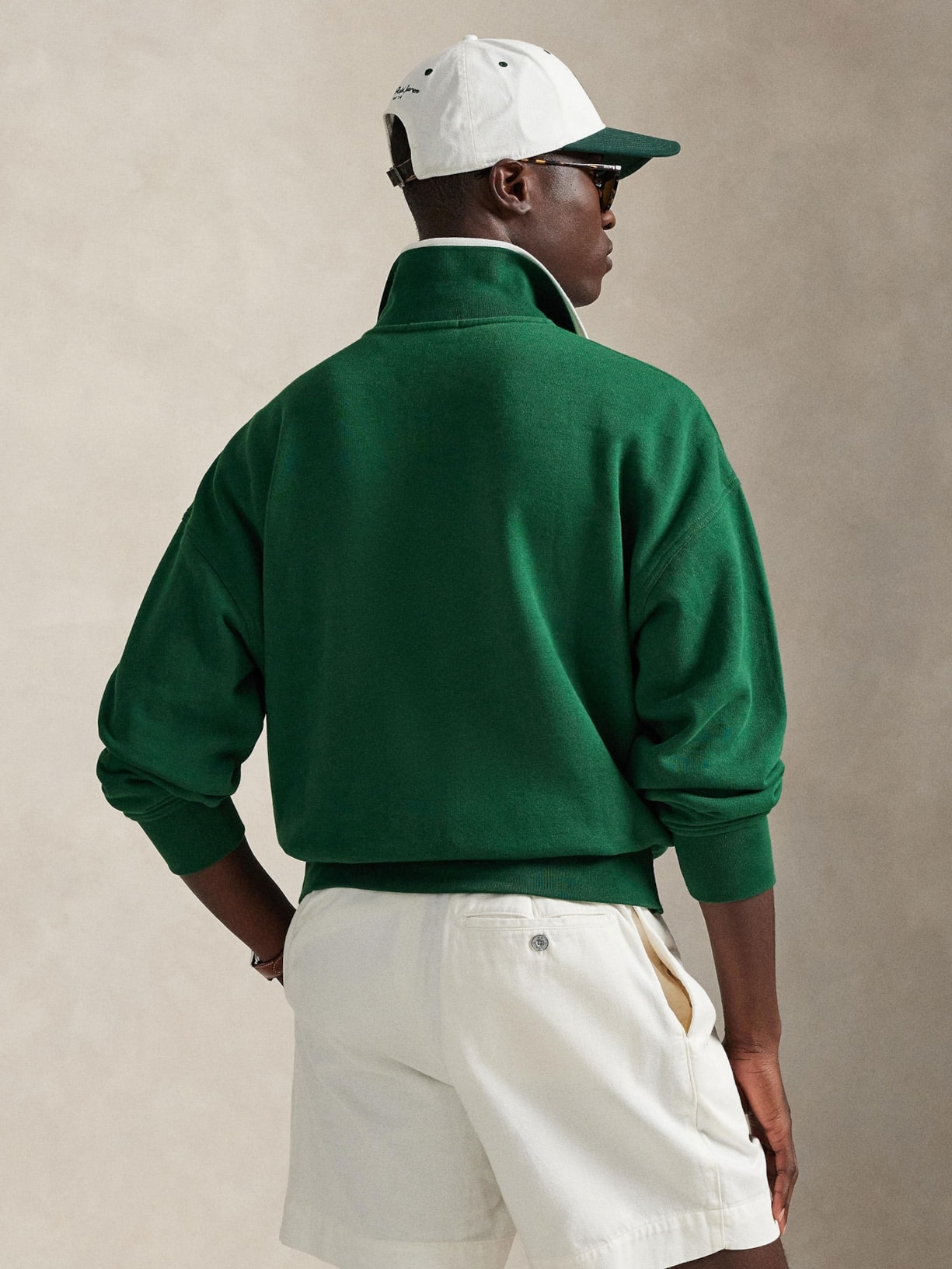 Casaco De Moletom Masculino Bordado Preppy Verde Polo Ralph Lauren