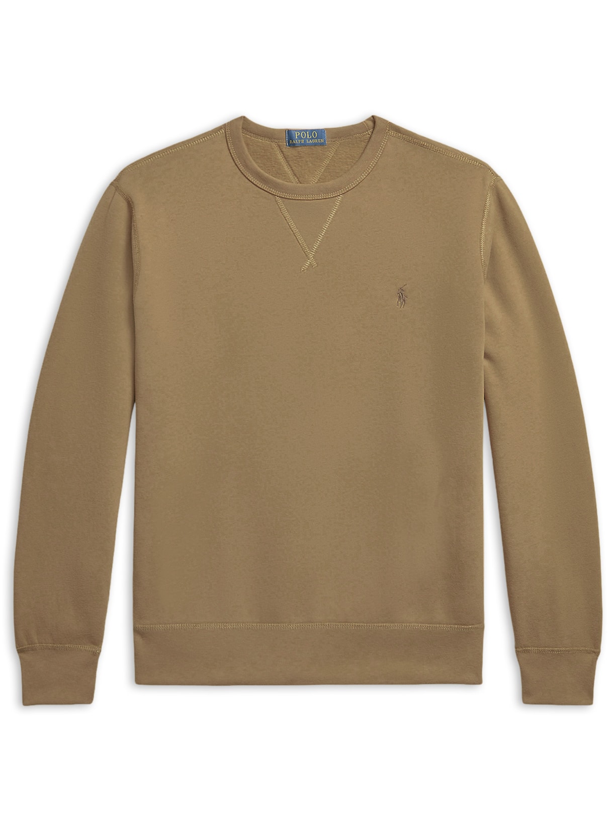 Casaco De Moletom Masculino Classic Logo Bordado Marrom Polo Ralph Lauren