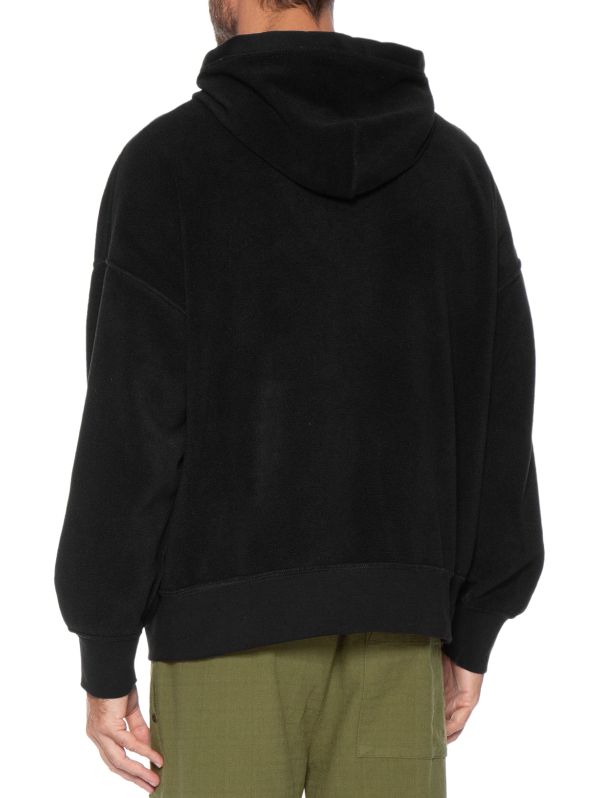 Casaco de Moletom Masculino com Capuz Double Preto Osklen