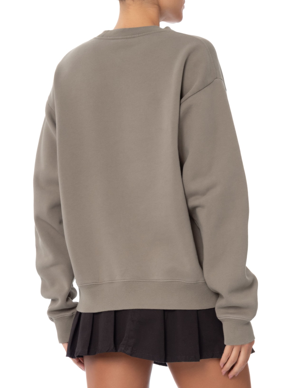 Casaco De Moletom Unissex H&W Crest Embroidered Marrom Sporty & Rich