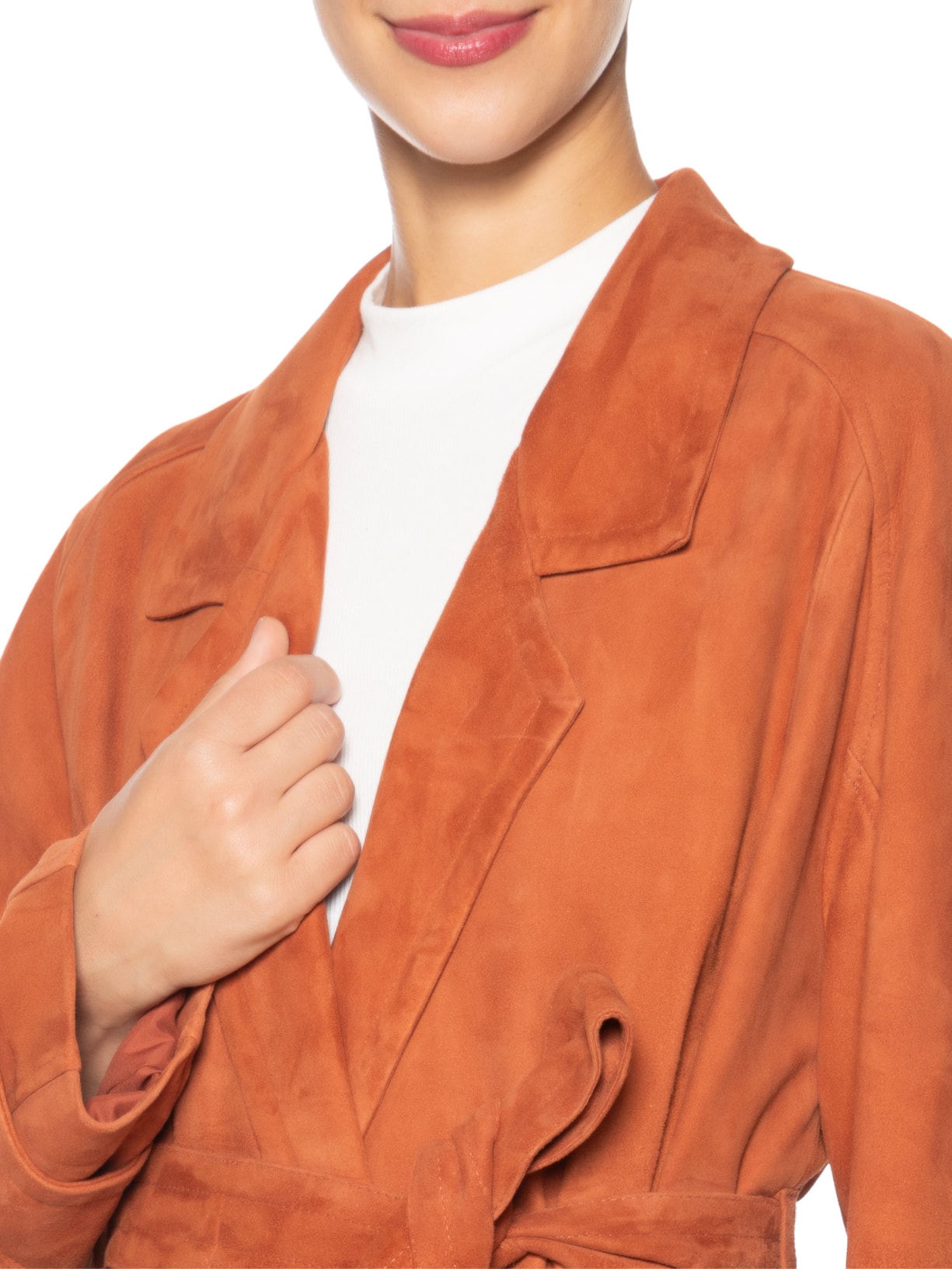 Casaco Feminina Bashira Marrom Carol Bassi