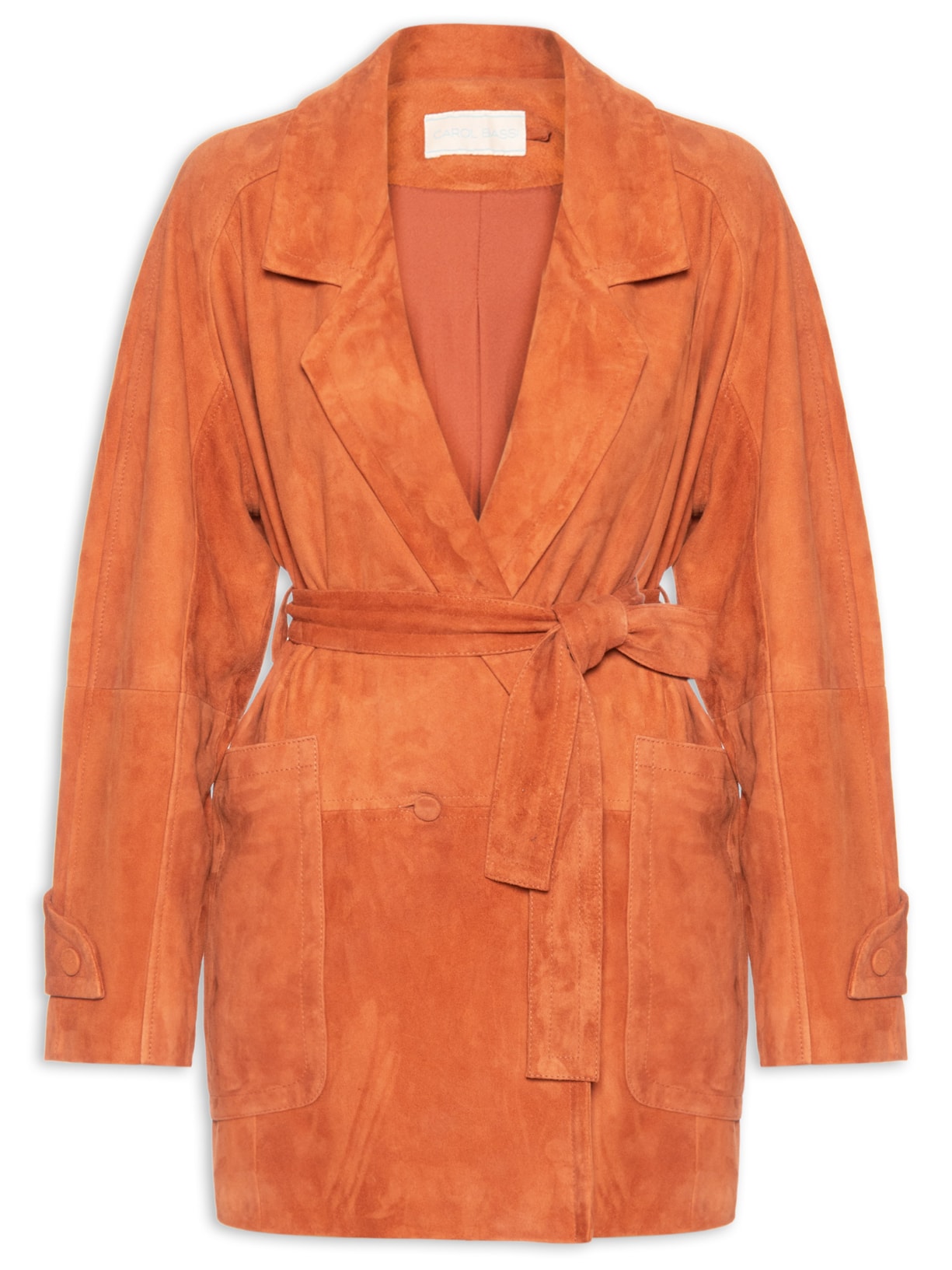 Casaco Feminina Bashira Marrom Carol Bassi