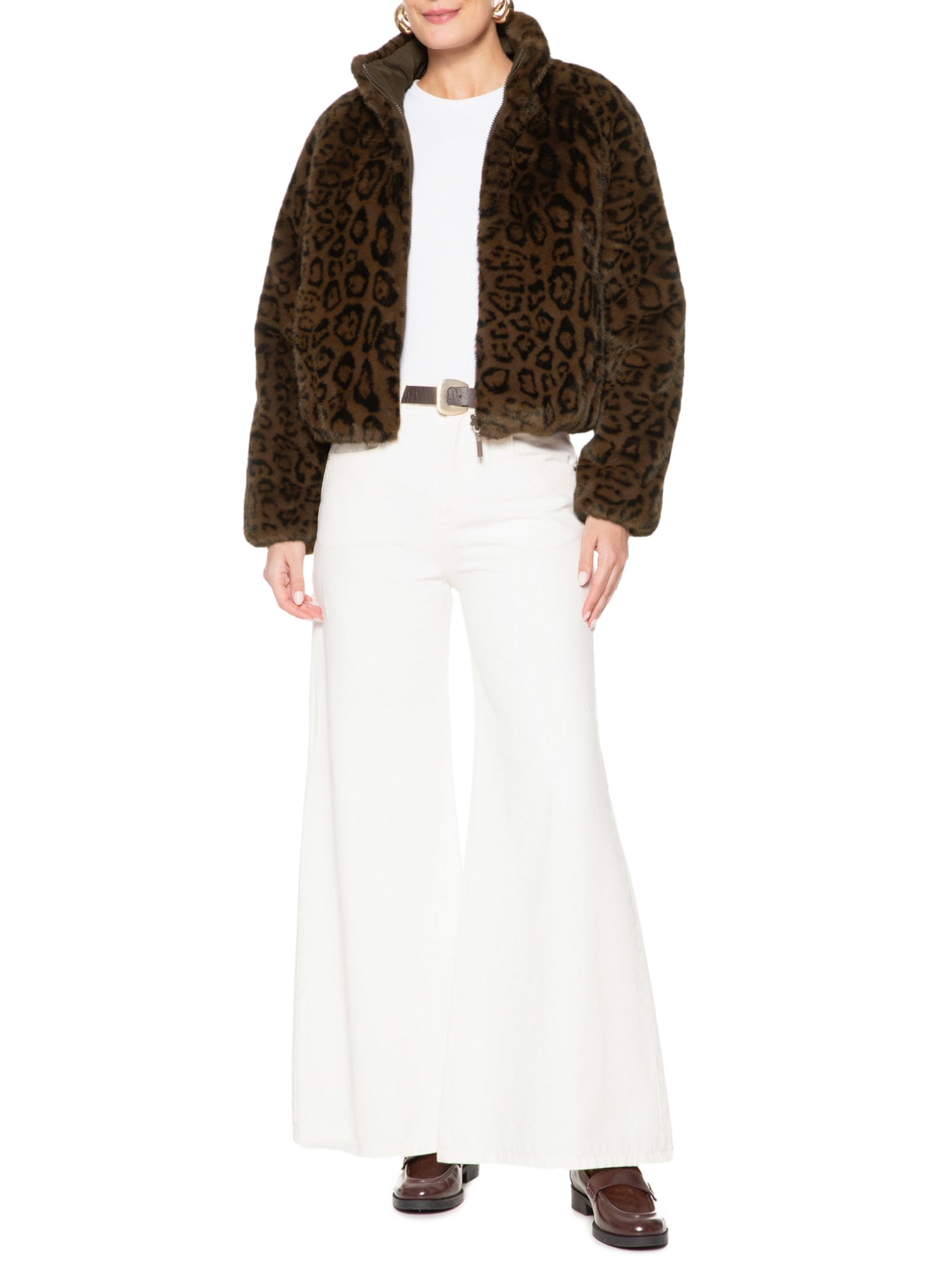 Casaco Feminino Alice Estampado Animal Print Le Lis