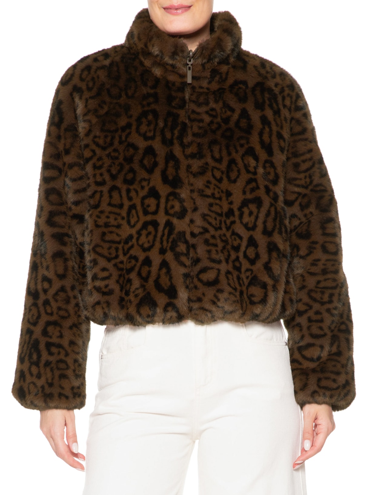 Casaco Feminino Alice Estampado Animal Print Le Lis