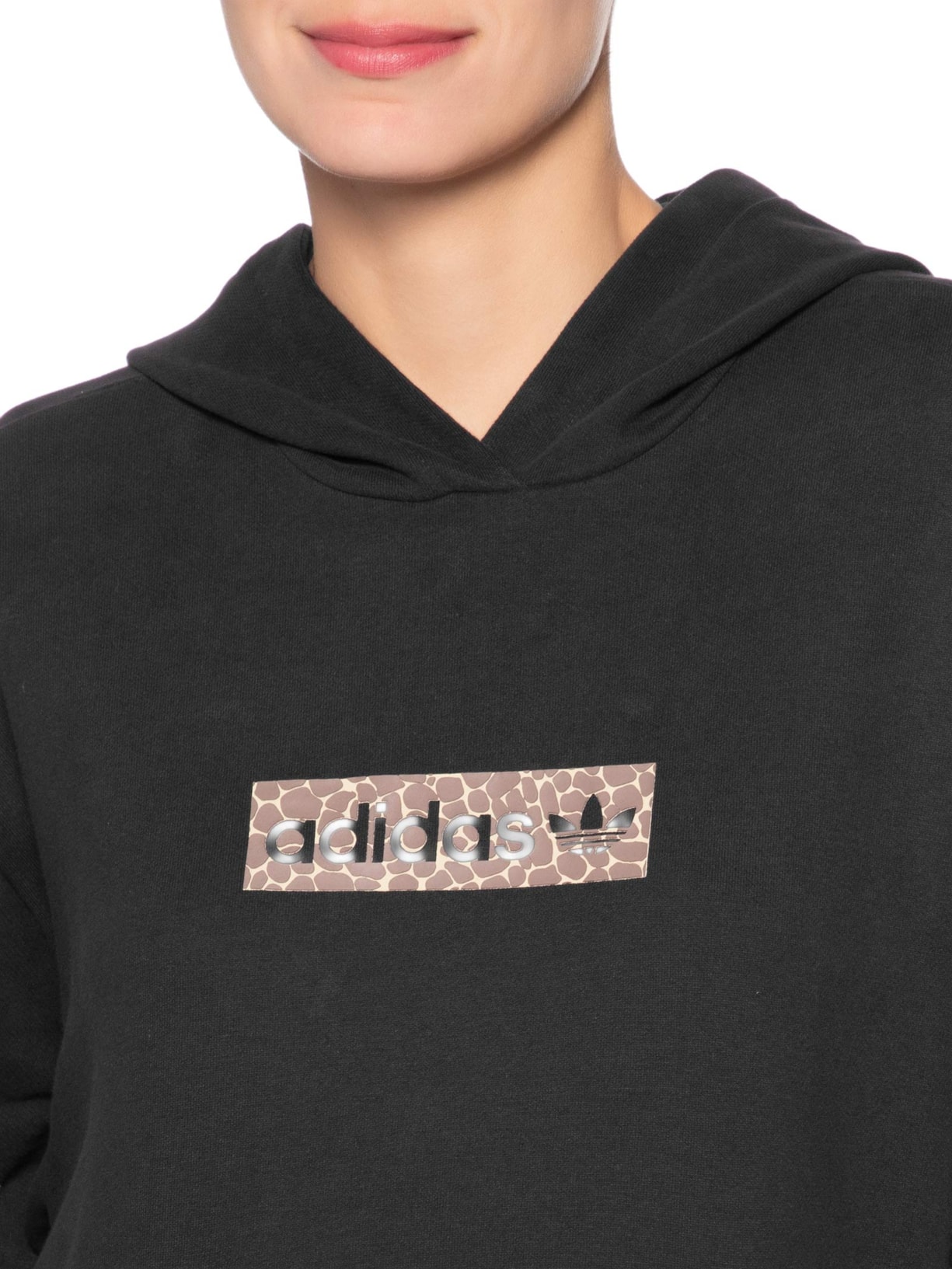 Casaco Feminino Allover Print Preto Adidas Originals