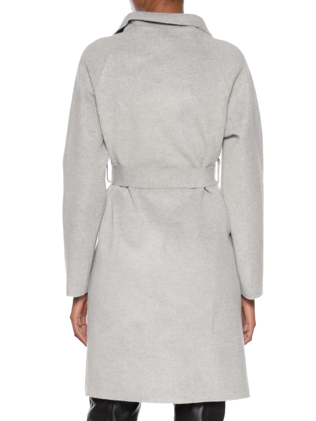 Casaco Feminino Alongado Com Bolsos Frontais Cinza '2Essential