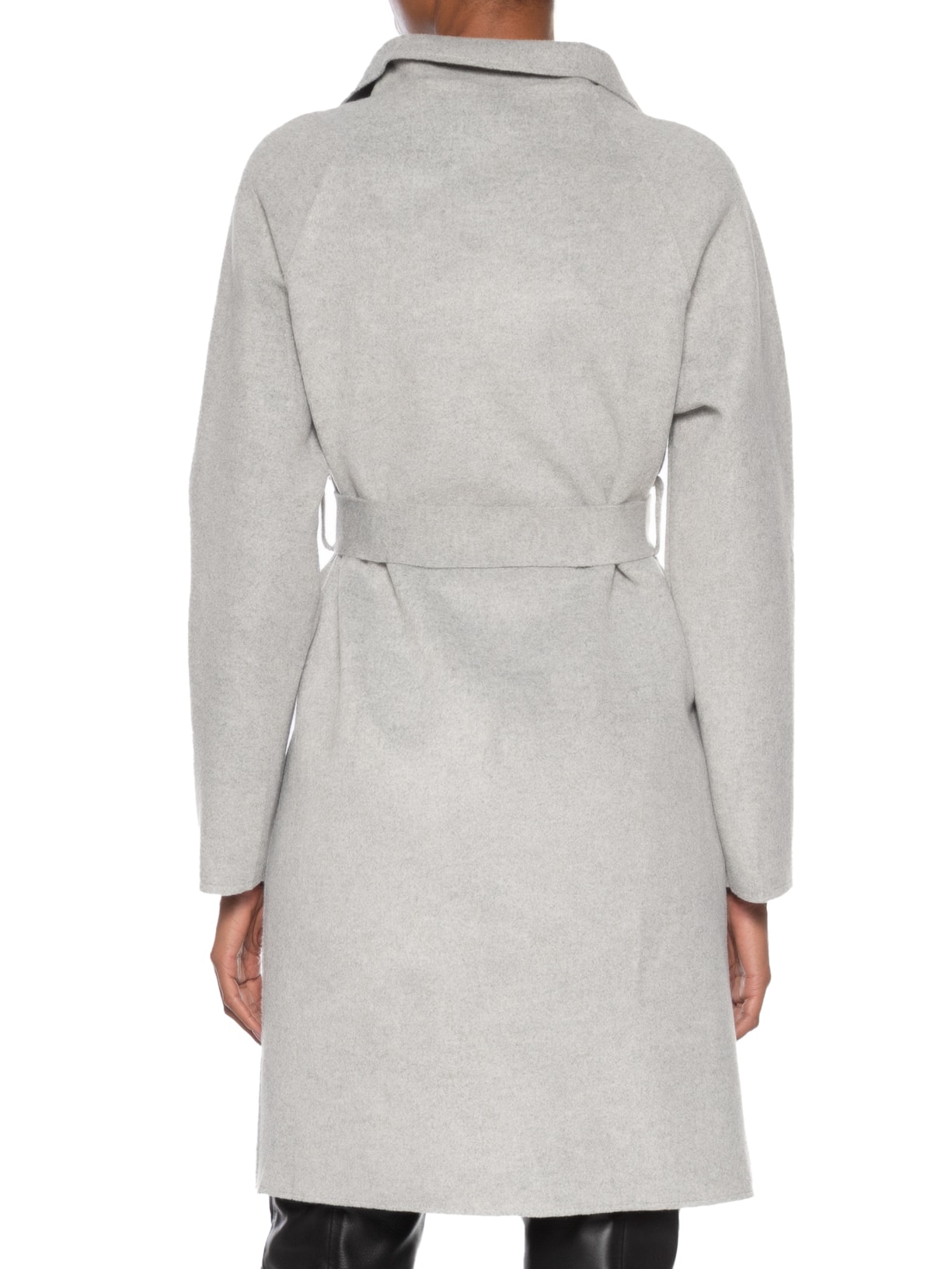 Casaco Feminino Alongado Com Bolsos Frontais Cinza '2Essential