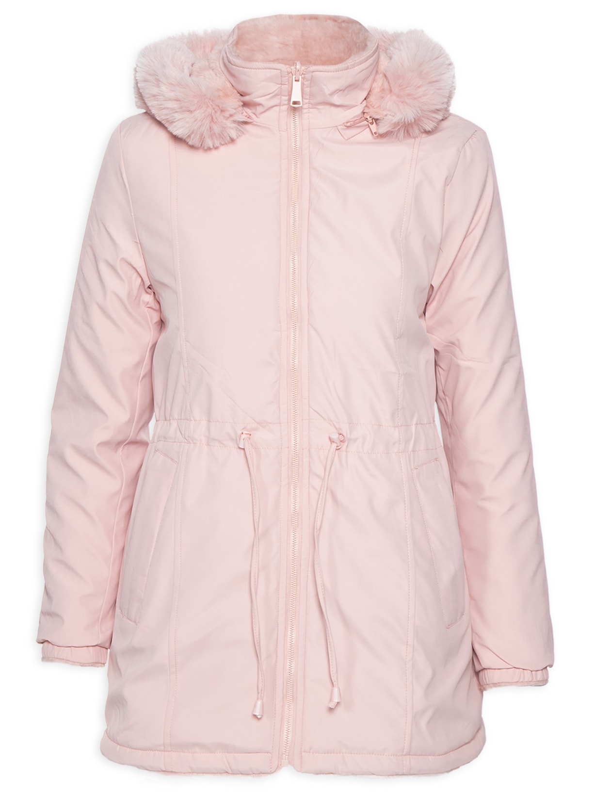 Casaco Feminino Alongado Dupla Face - Rosa