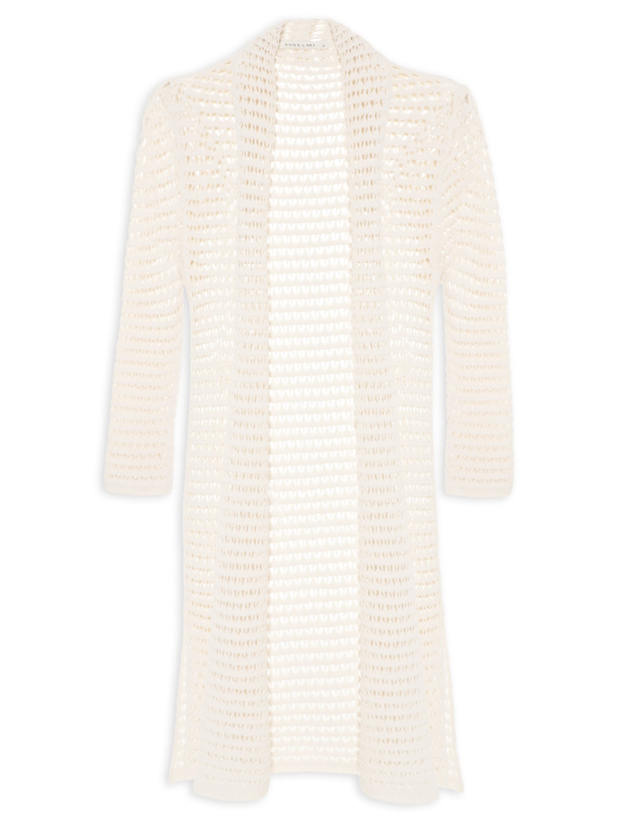 Casaco Feminino Alongado Em Tricot - Bege