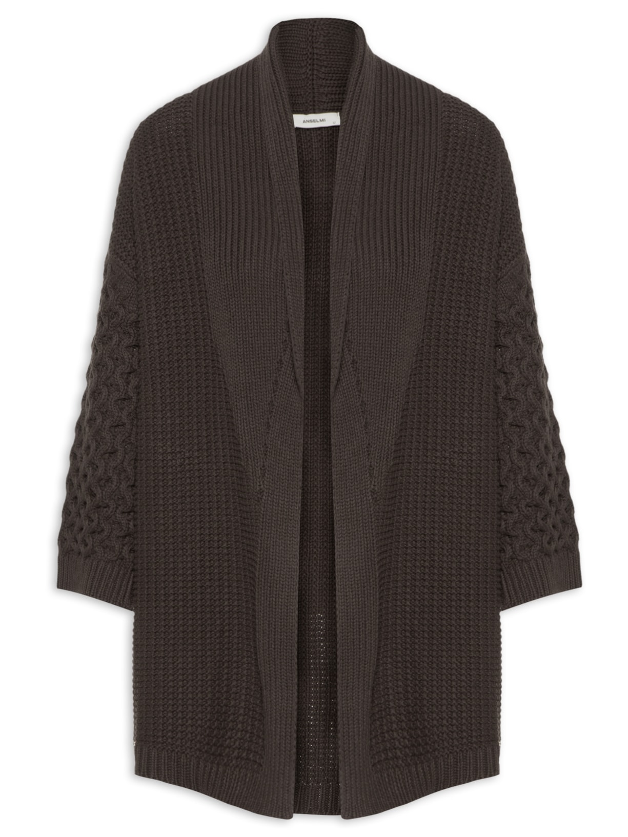 Casaco Feminino Amplo Favos - Marrom