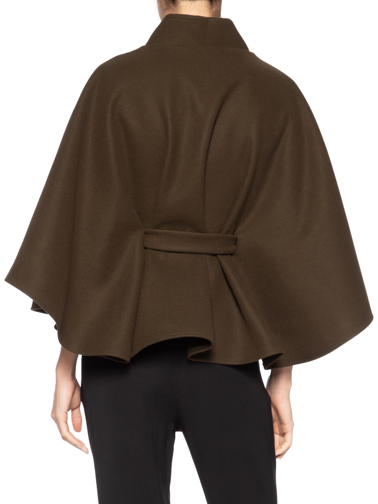Casaco Feminino Amplo Gola Alta Marrom '2Essential
