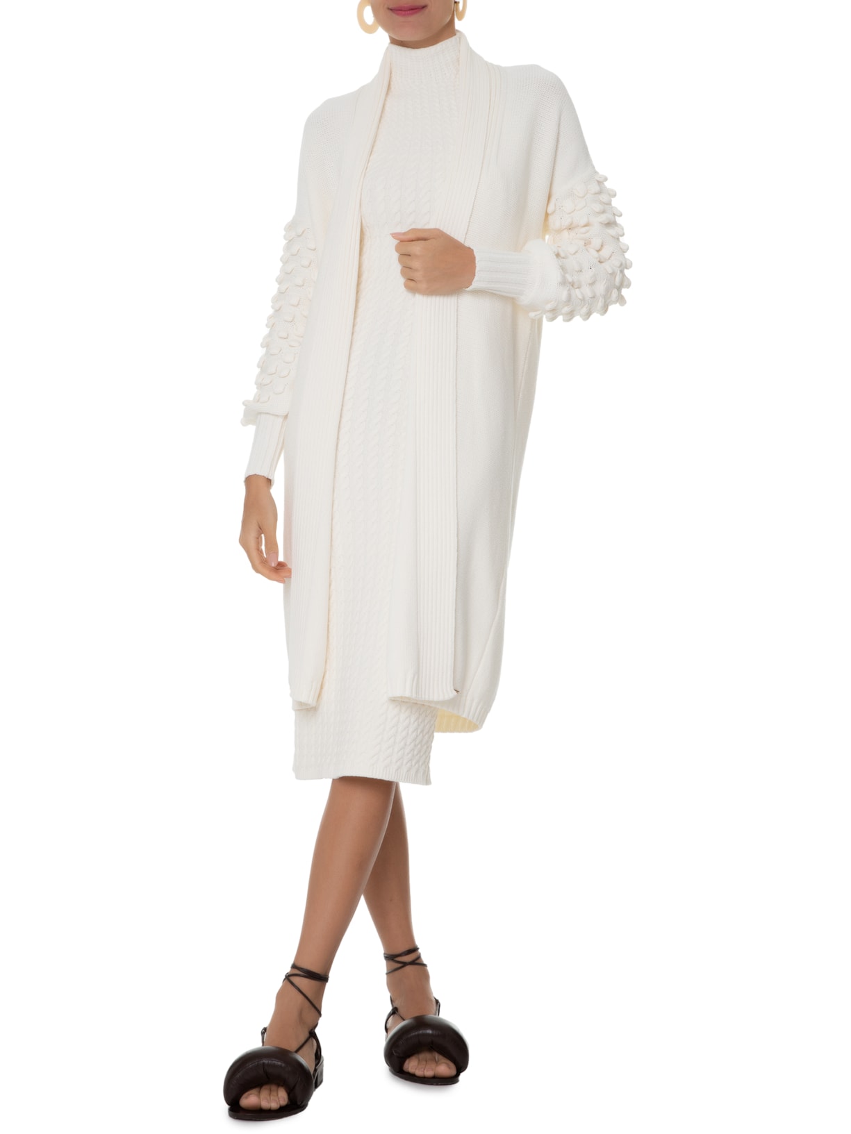 Casaco Feminino Anselmi Branco Anselmi