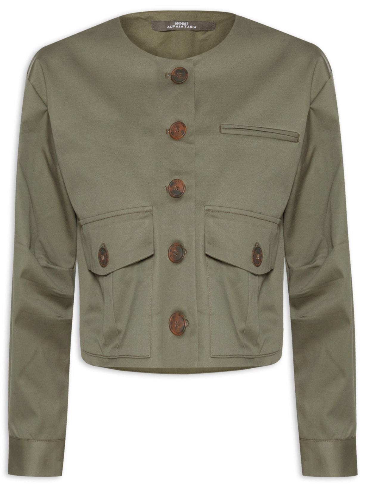 Casaco Feminino Bolsos Petra - Verde