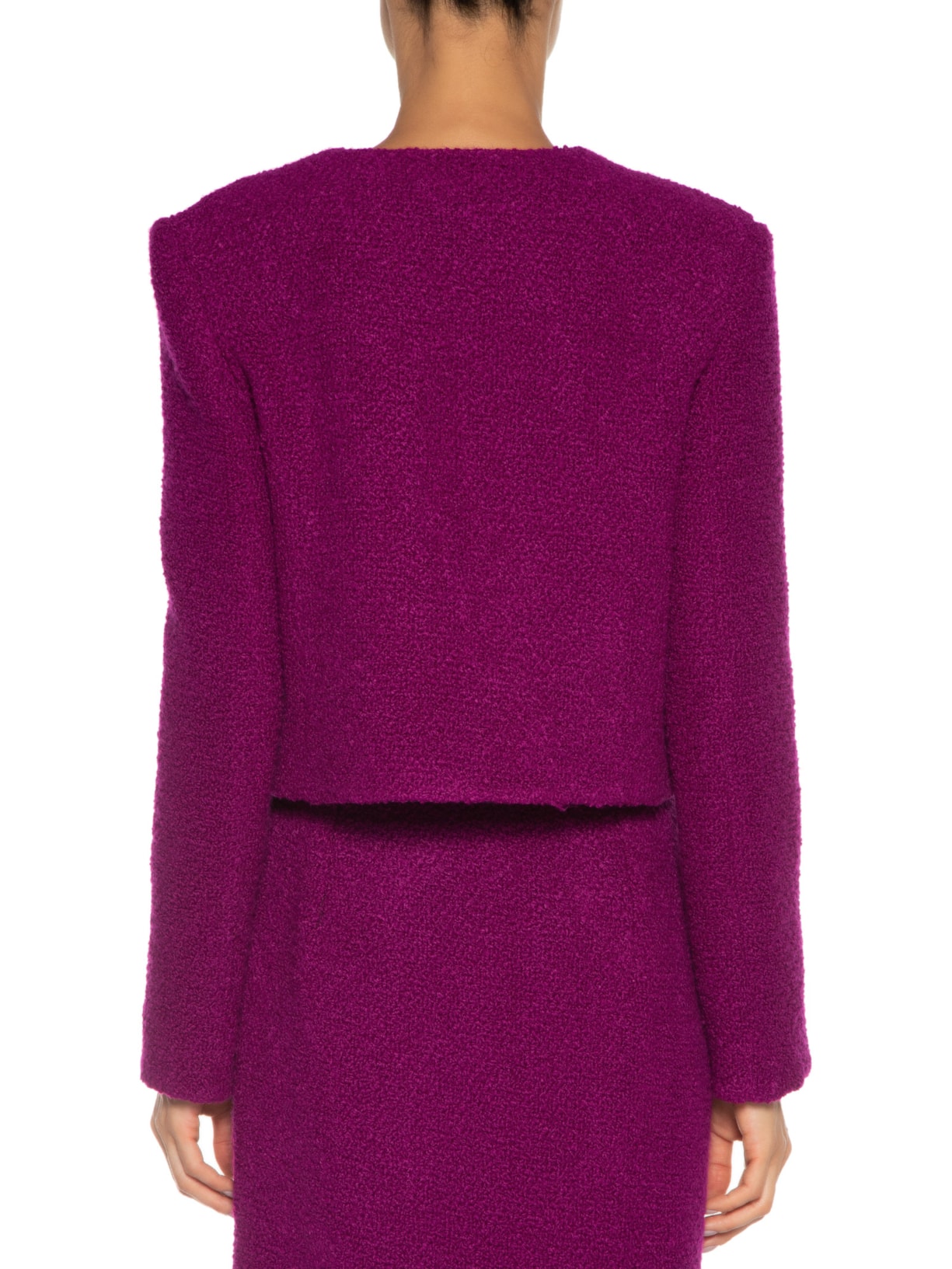 Casaco Feminino Boucle Liso Maya Roxo Nk