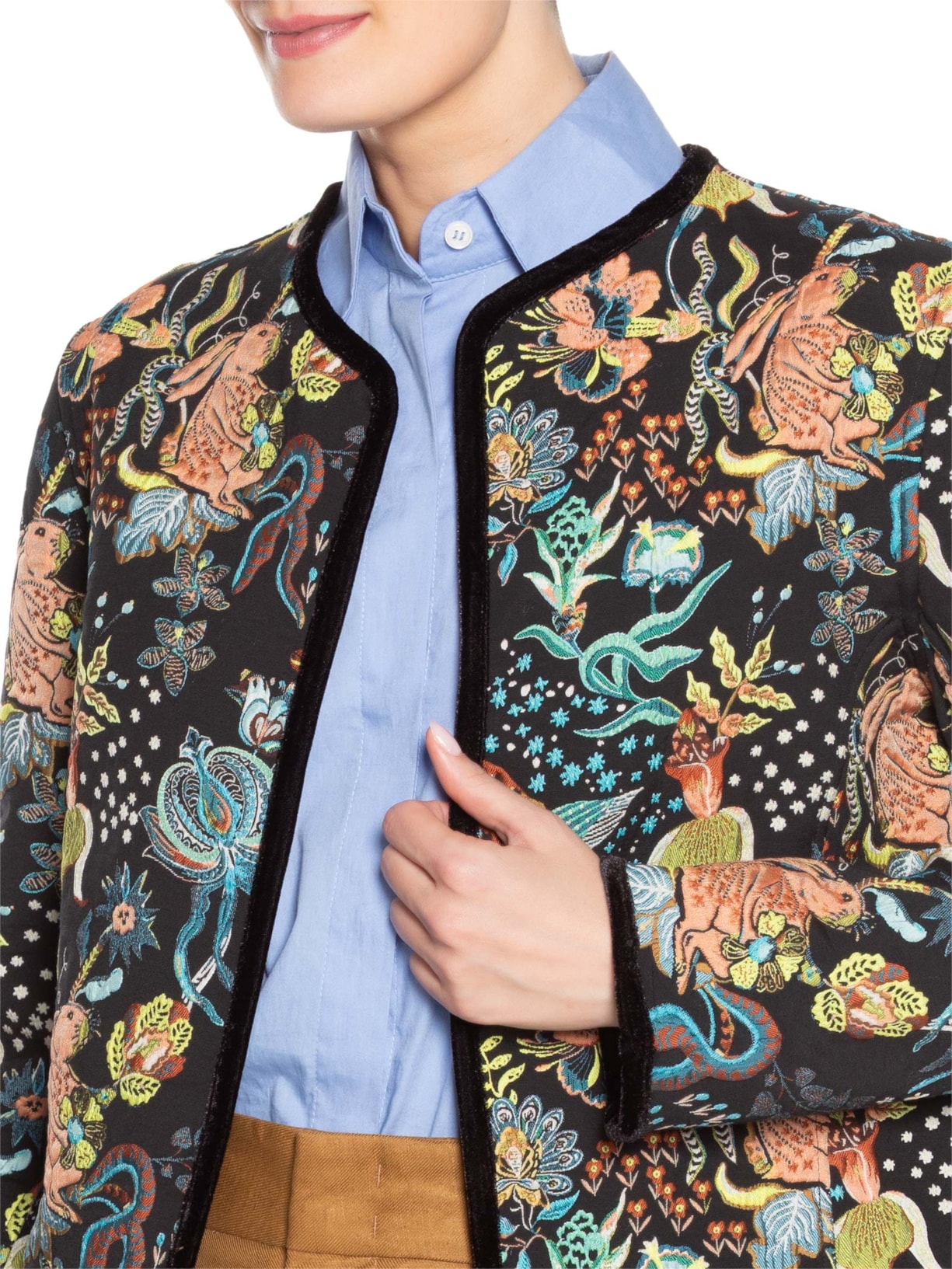 Casaco Feminino Charlotte Preto All Most Vintage