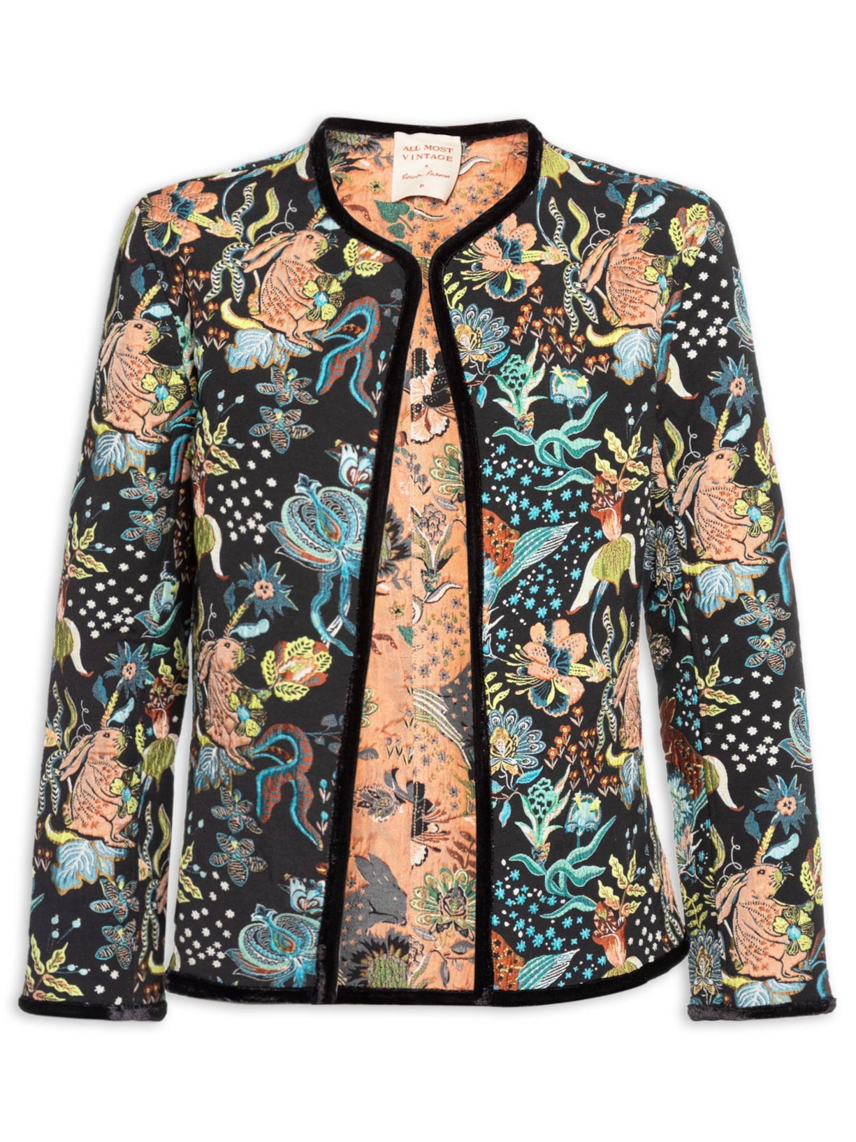 Casaco Feminino Charlotte Preto All Most Vintage