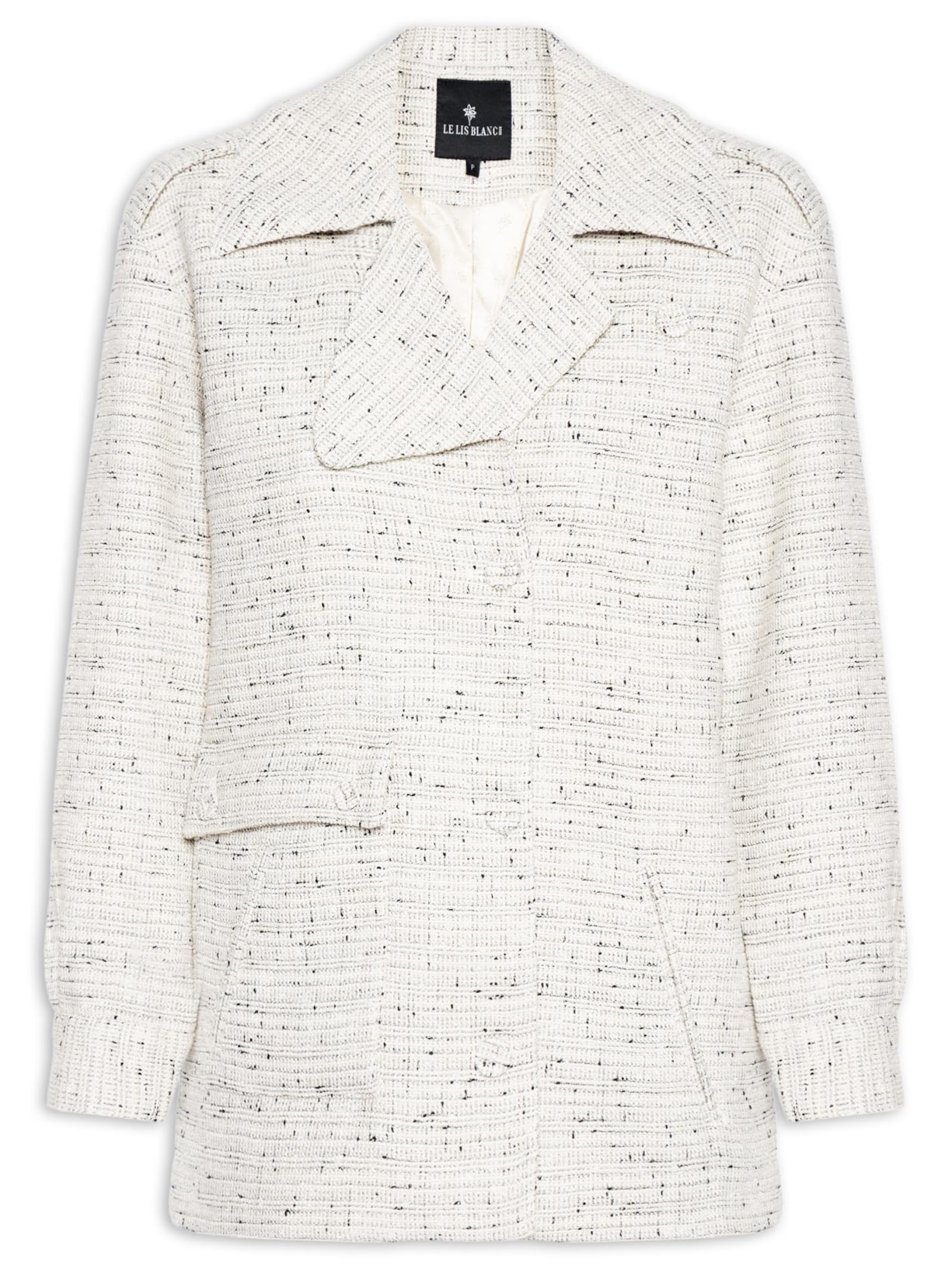 Casaco Feminino Coat Francesca – Branco Le Lis
