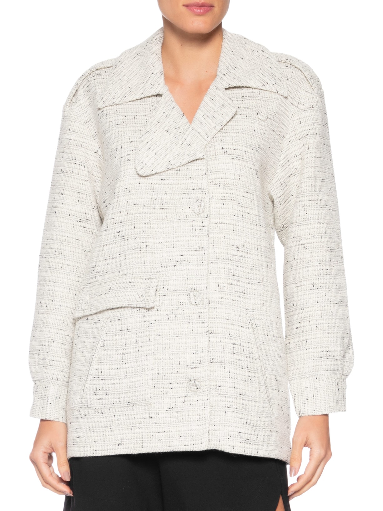 Casaco Feminino Coat Francesca – Branco Le Lis