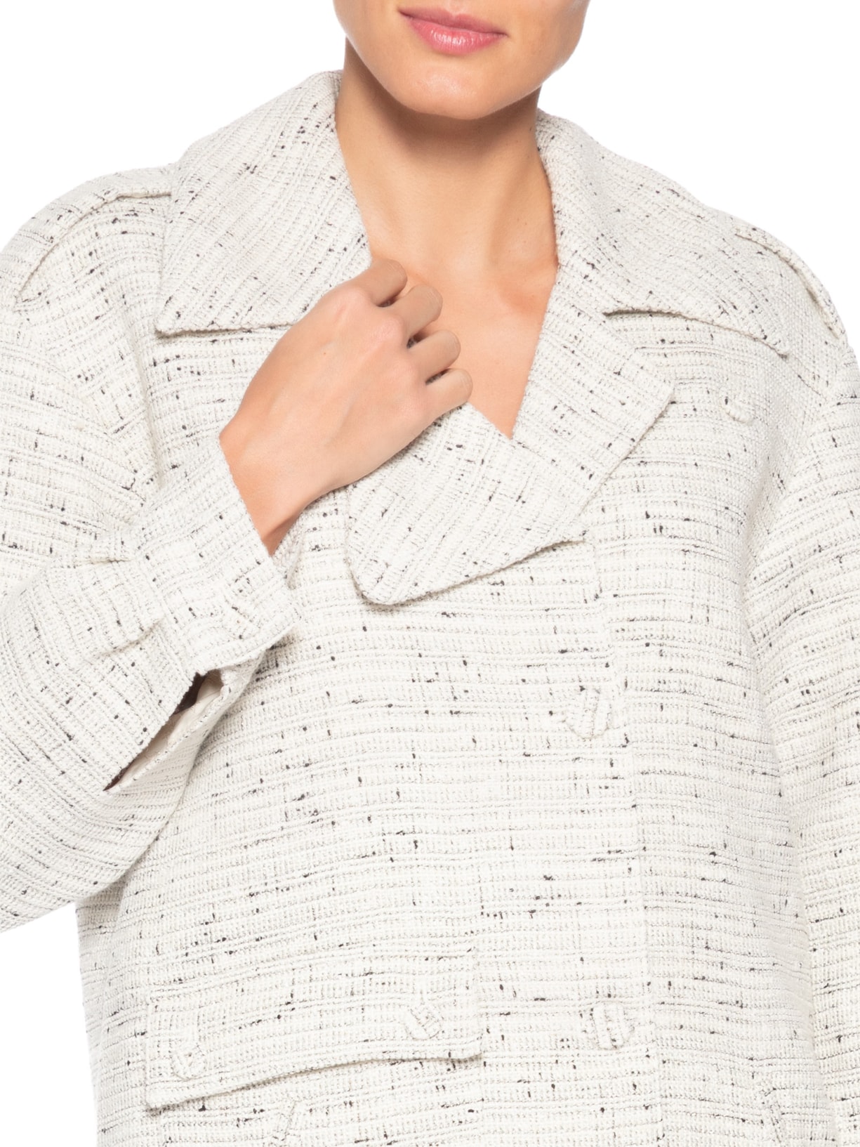 Casaco Feminino Coat Francesca – Branco Le Lis