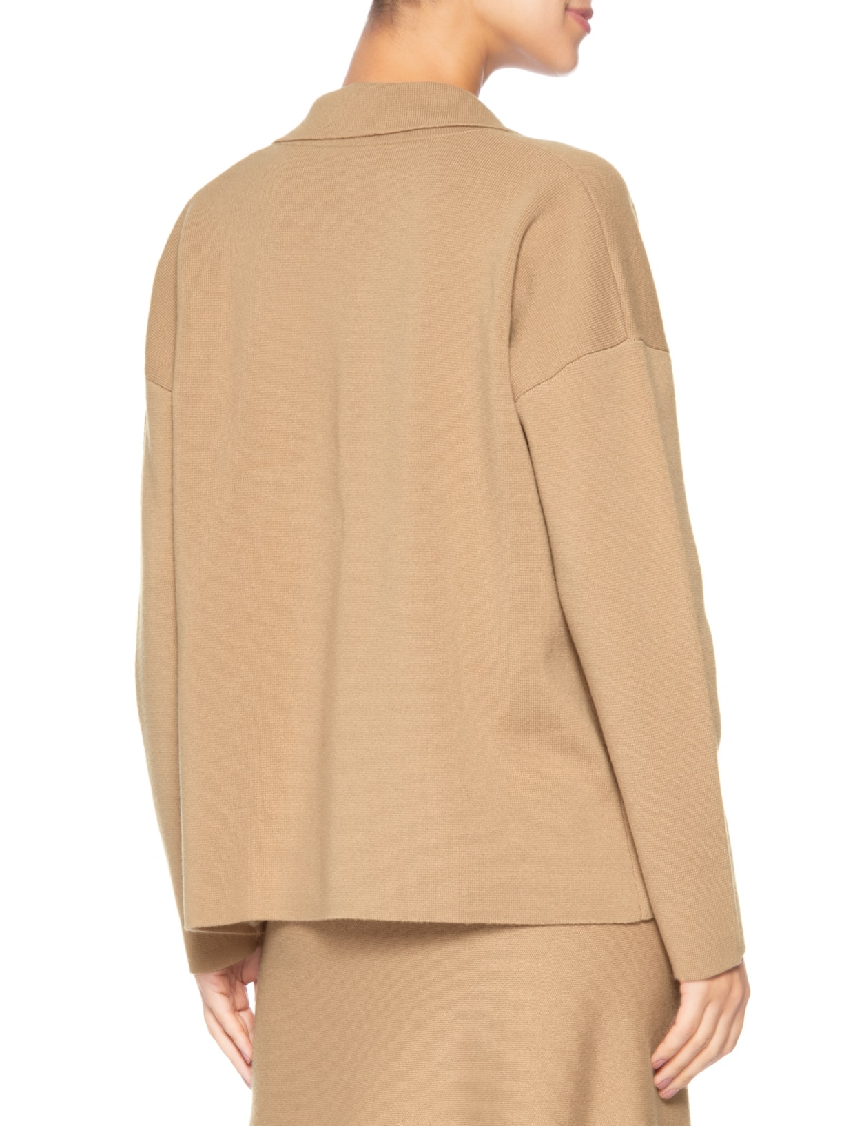 Casaco Feminino Com Blend De Lã E Cashmere Bege '2Essential