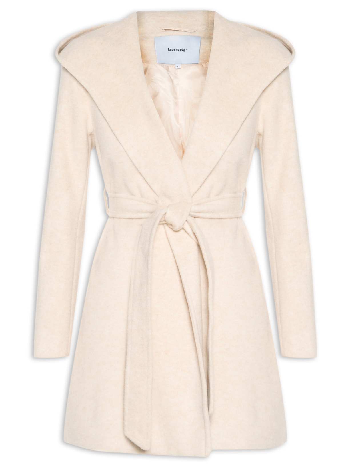 Casaco Feminino Com Capuz - Bege