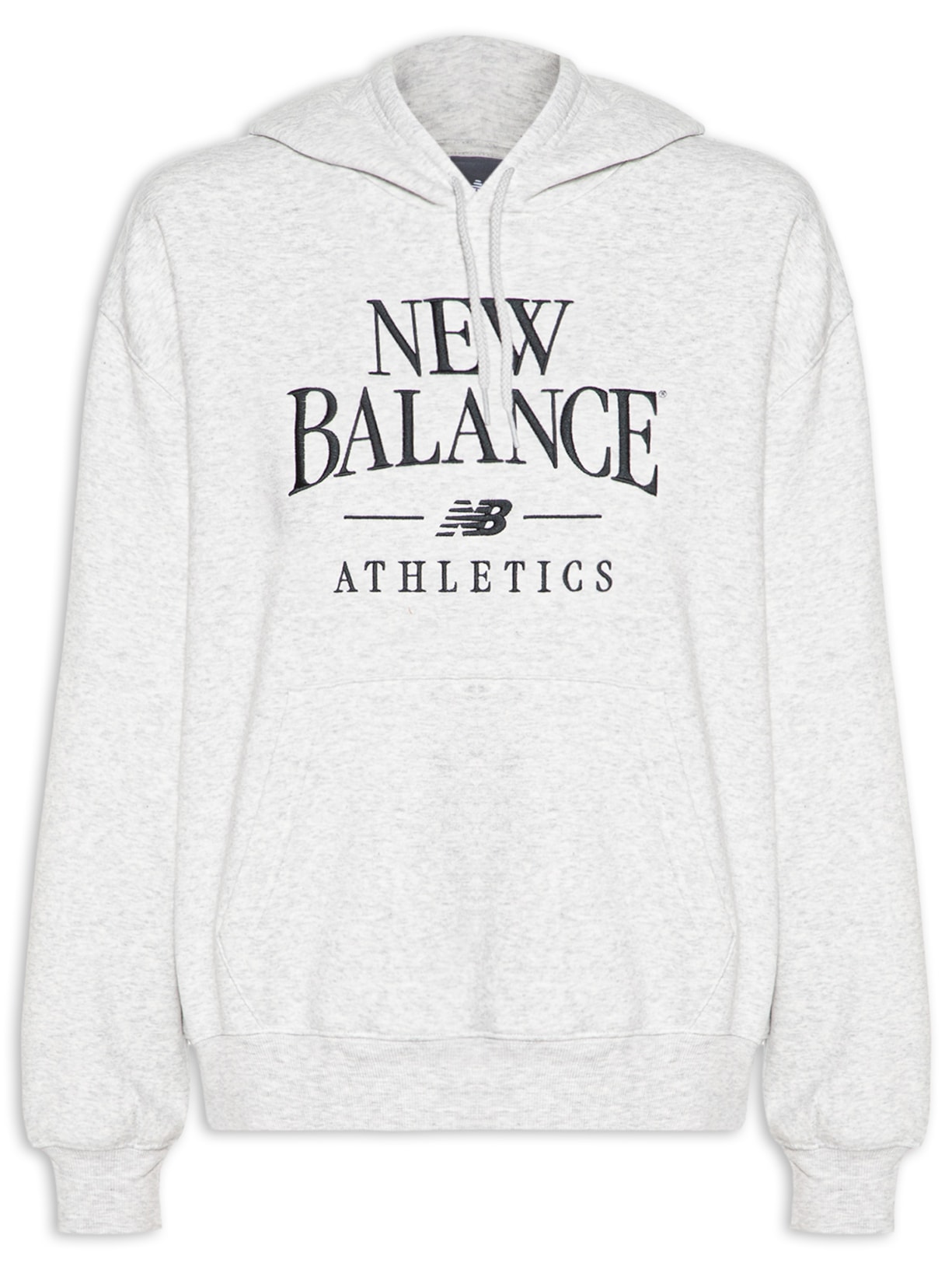 Casaco Feminino Com Capuz Linear Heritage Cinza New Balance