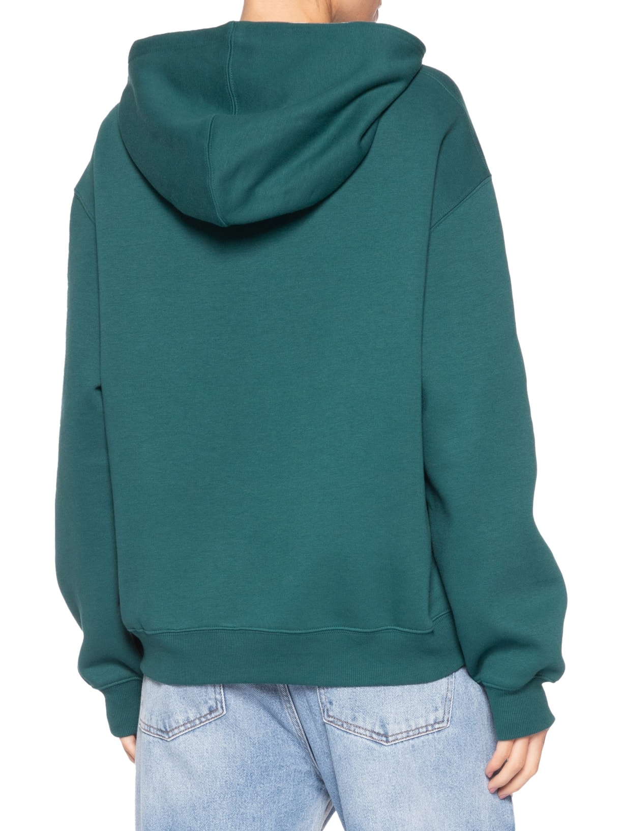 Casaco Feminino Com Capuz Linear Heritage Verde New Balance