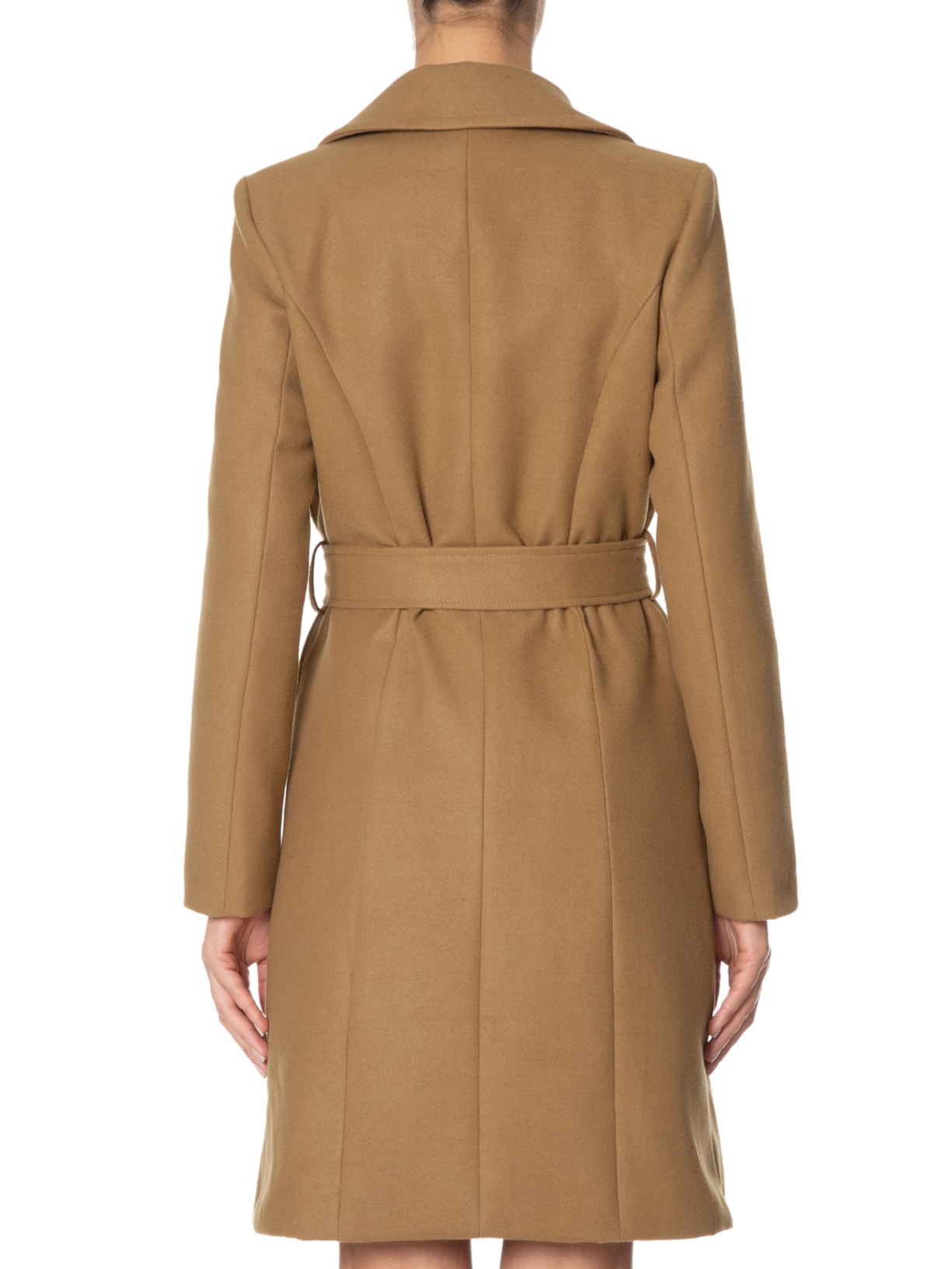 Casaco Feminino Com Cinto Marrom '2Essential