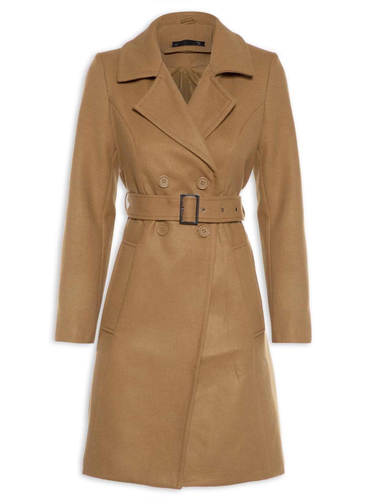 Casaco Feminino Com Cinto Marrom '2Essential